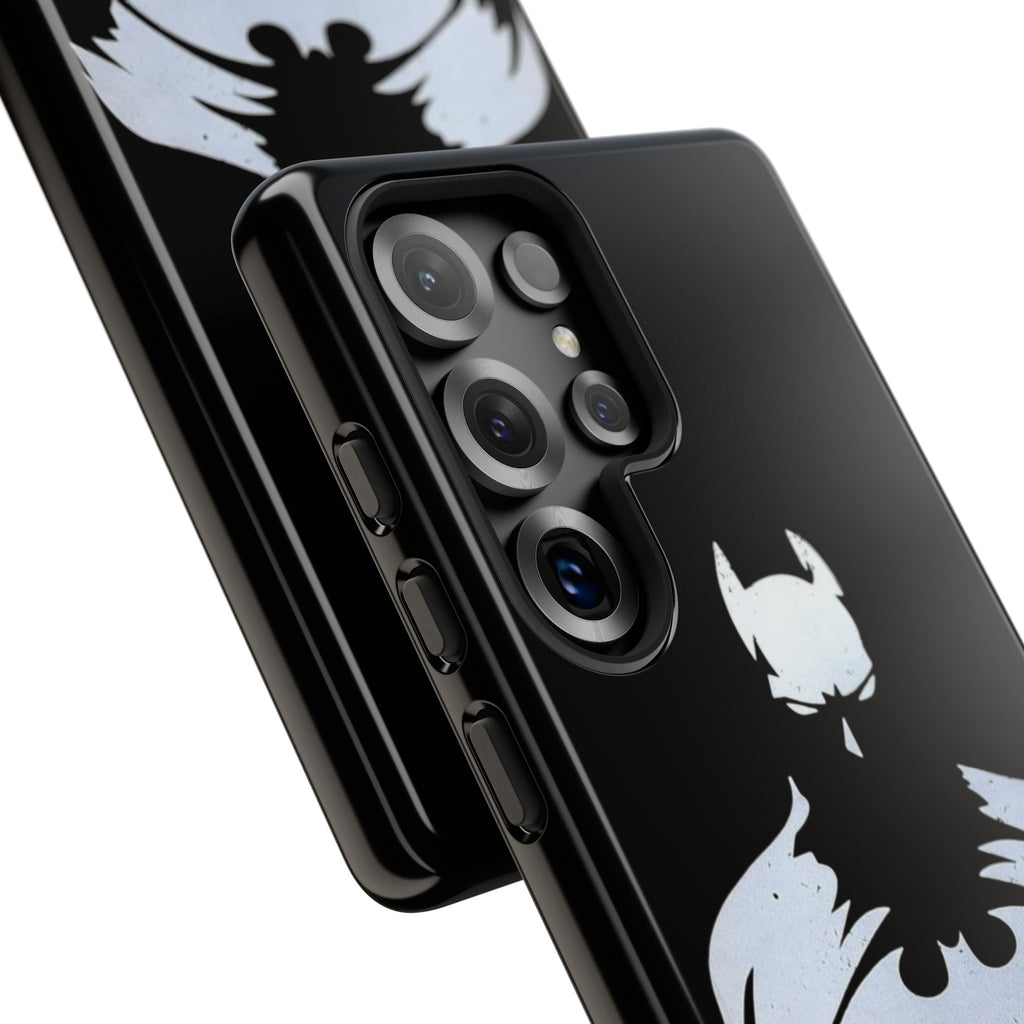 Batman Silhouette Tough Phone Case — Dark Knight Black Protective Cover