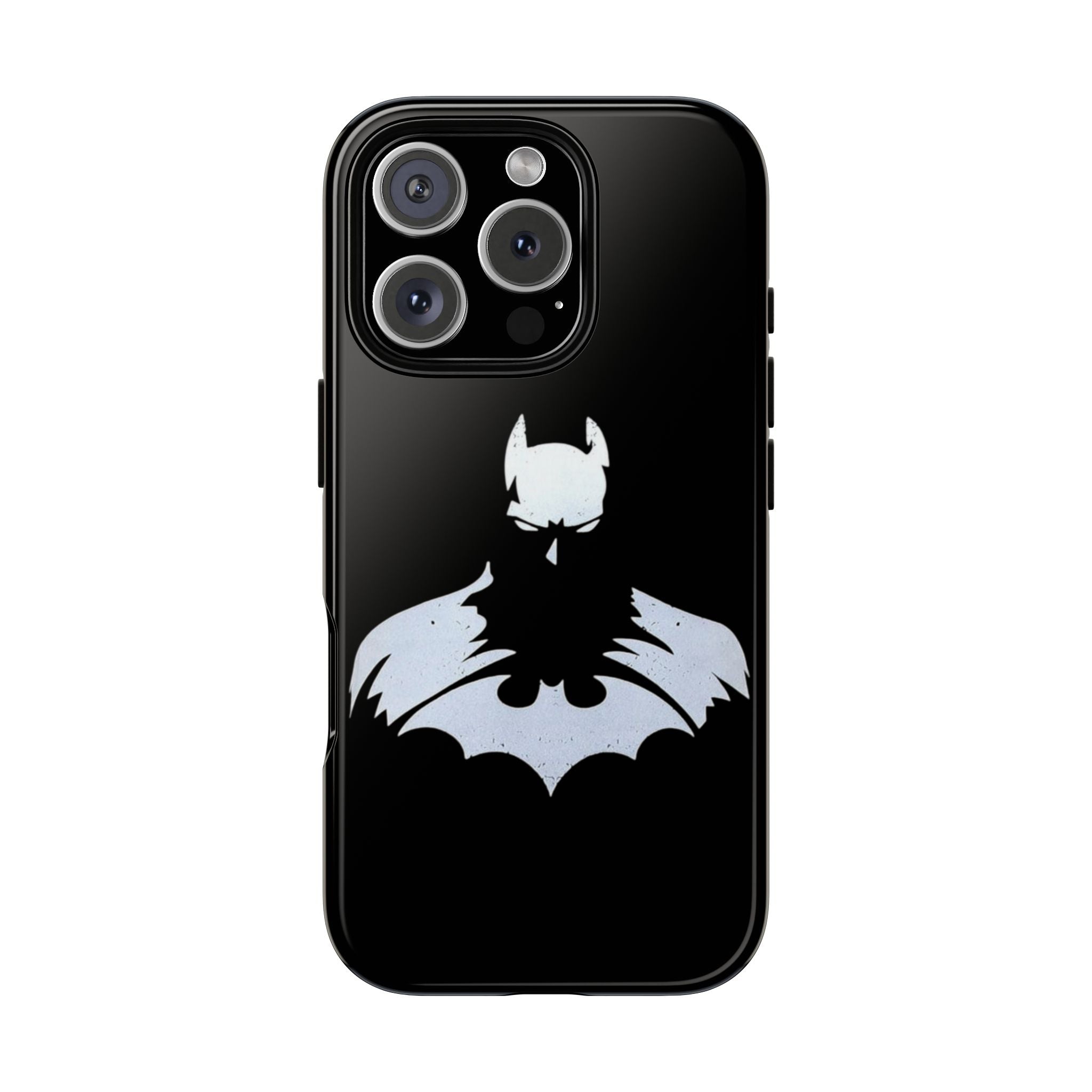 Batman Silhouette Tough Phone Case — Dark Knight Black Protective Cover