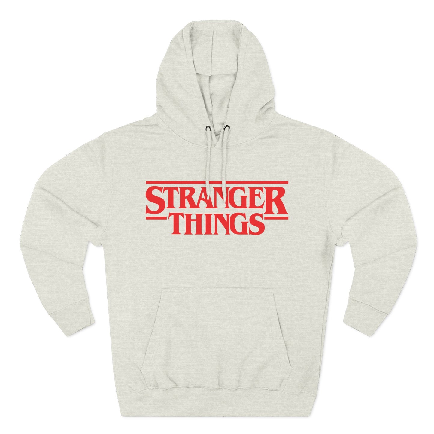 Stranger Things Fleece-Kapuzenpullover – Retro Outline Logo Pullover