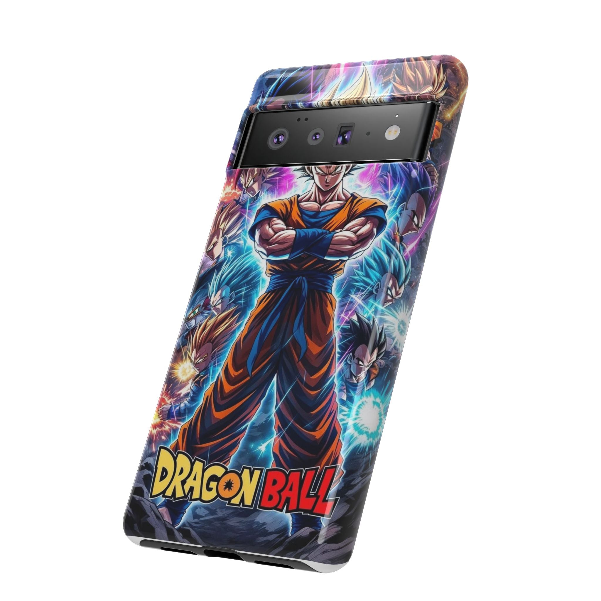 Dragon Ball Super Saiyan Phone Case — Goku Anime Tough Case