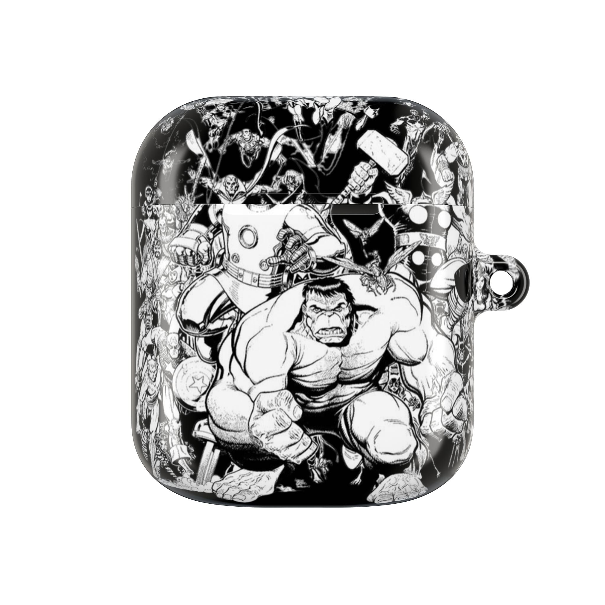 AirPod Case — Marvel Black and White Style