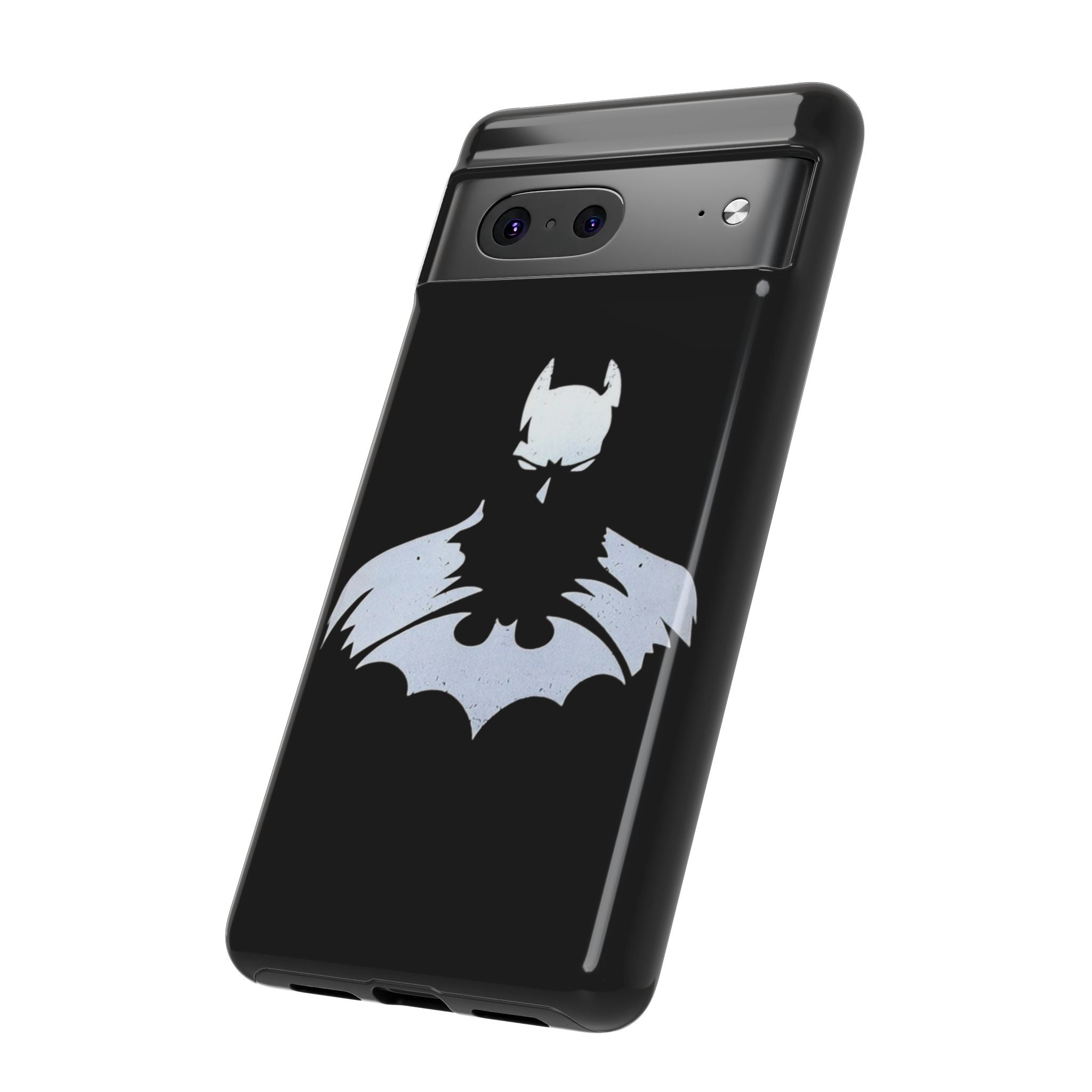 Batman Silhouette Tough Phone Case — Dark Knight Black Protective Cover