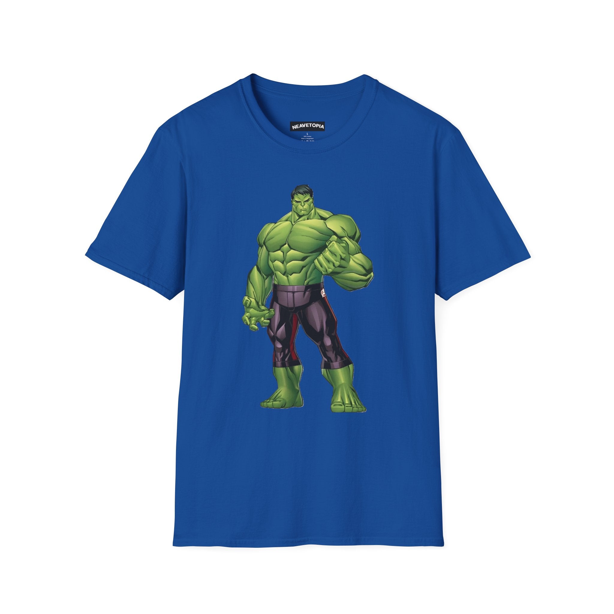 Hulk Avengers Logo T-Shirt — Marvel Hero Collage Graphic Tee