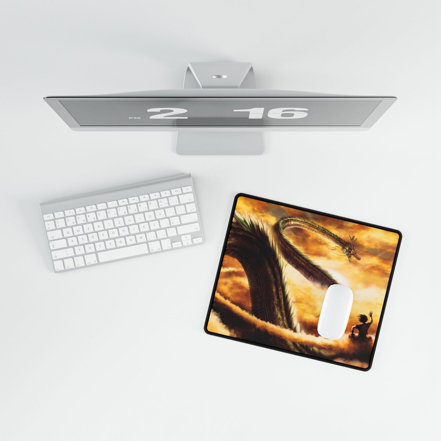 Dragonball Goku Desk Mat – Fantasy Gaming Keyboard Mouse Pad