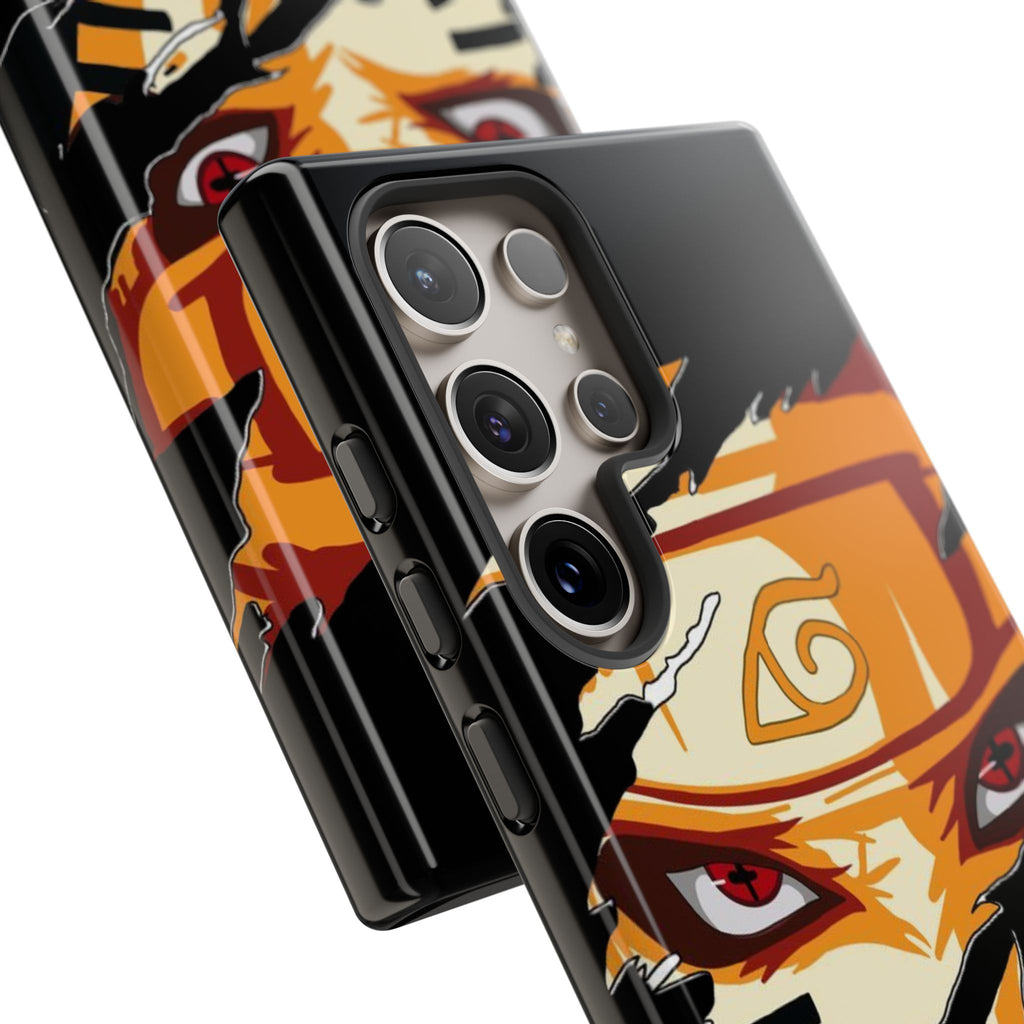 Anime Ninja Phone Case — Intense Shredded Mask Design (Tough Cases)
