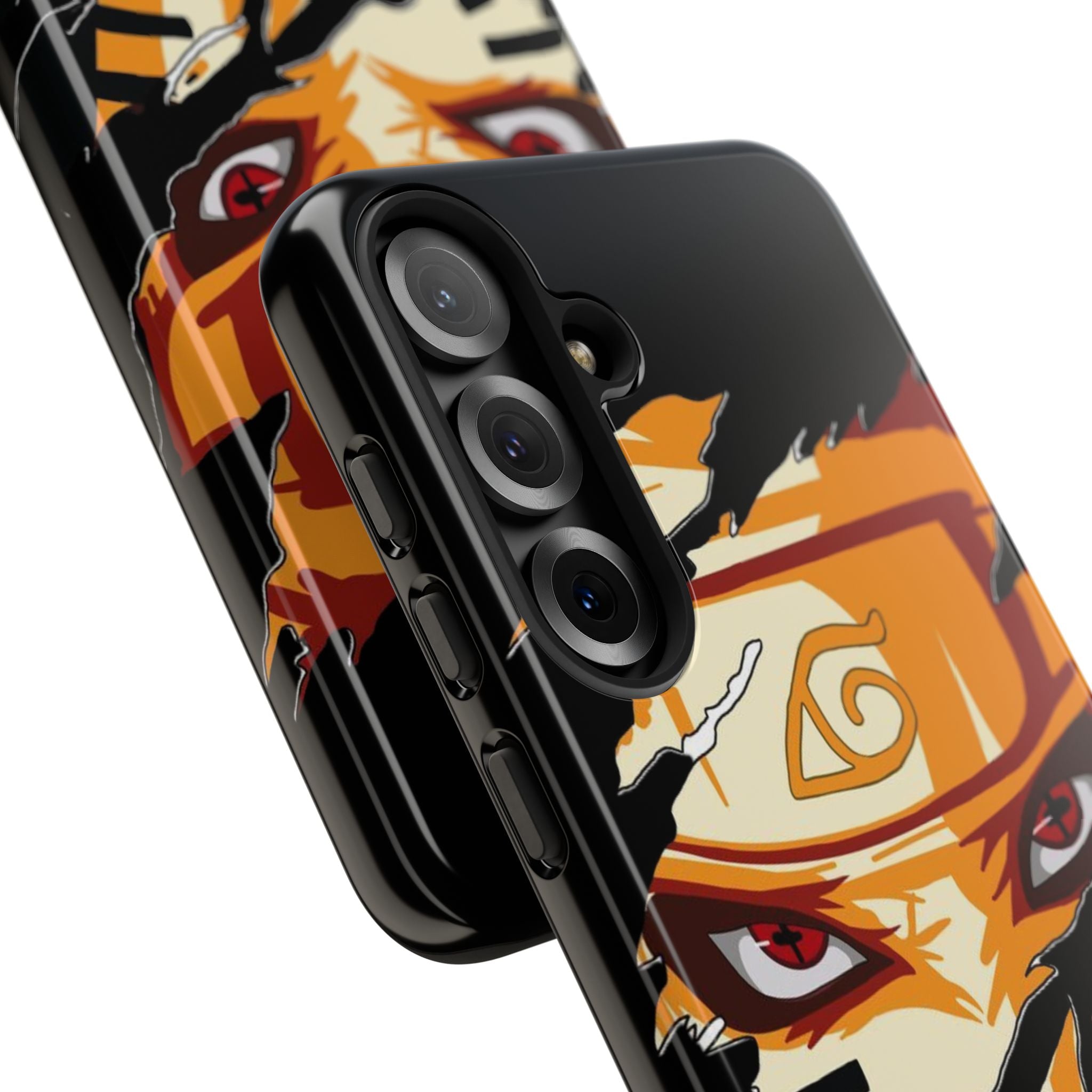 Anime Ninja Phone Case — Intense Shredded Mask Design (Tough Cases)