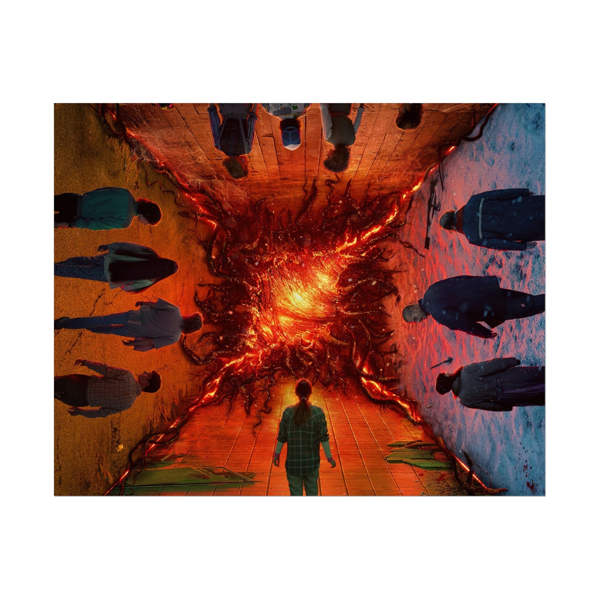 Stranger Things Upside-Down Portal Art Print