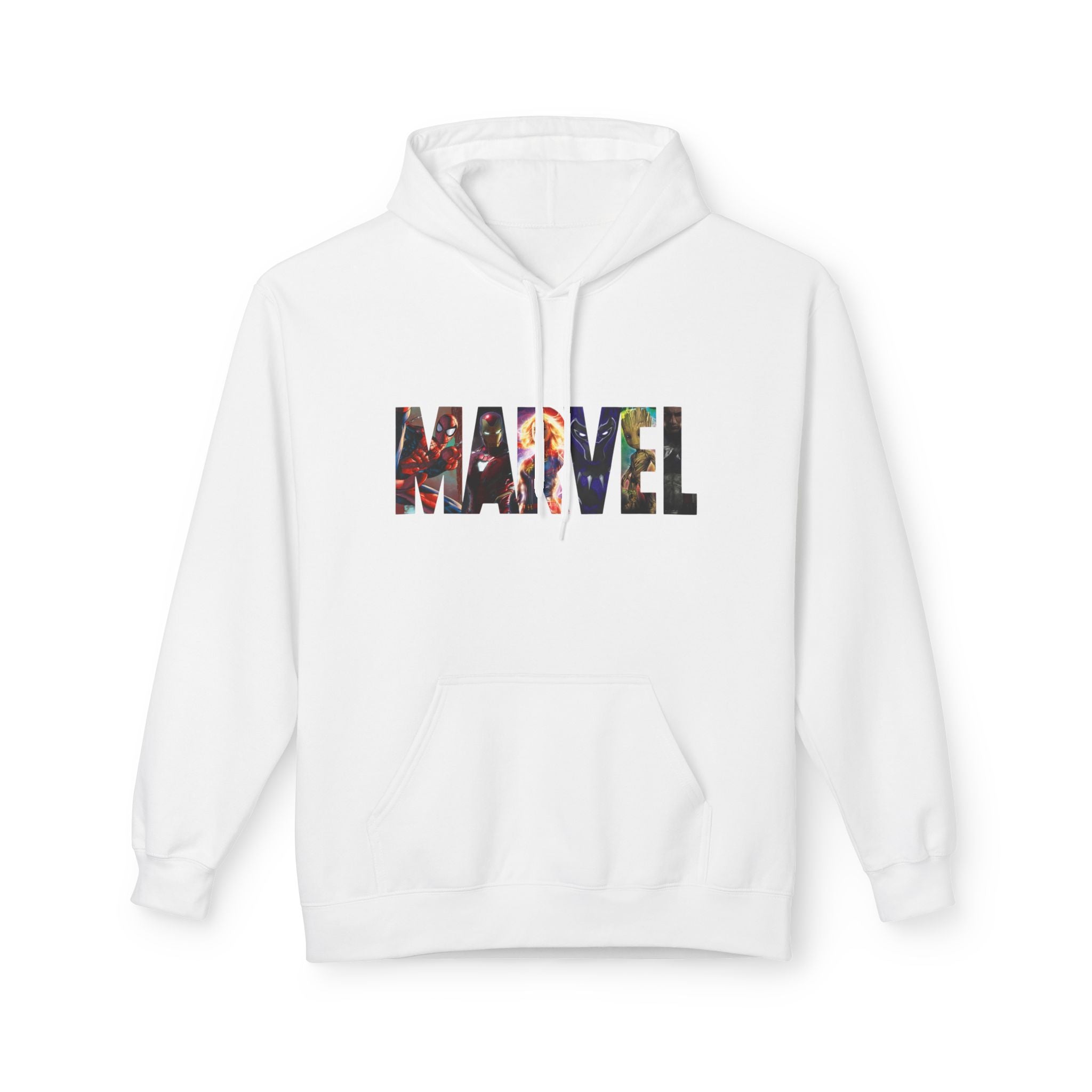 Marvel Logo Hoodie — Graphic Superhero Pullover