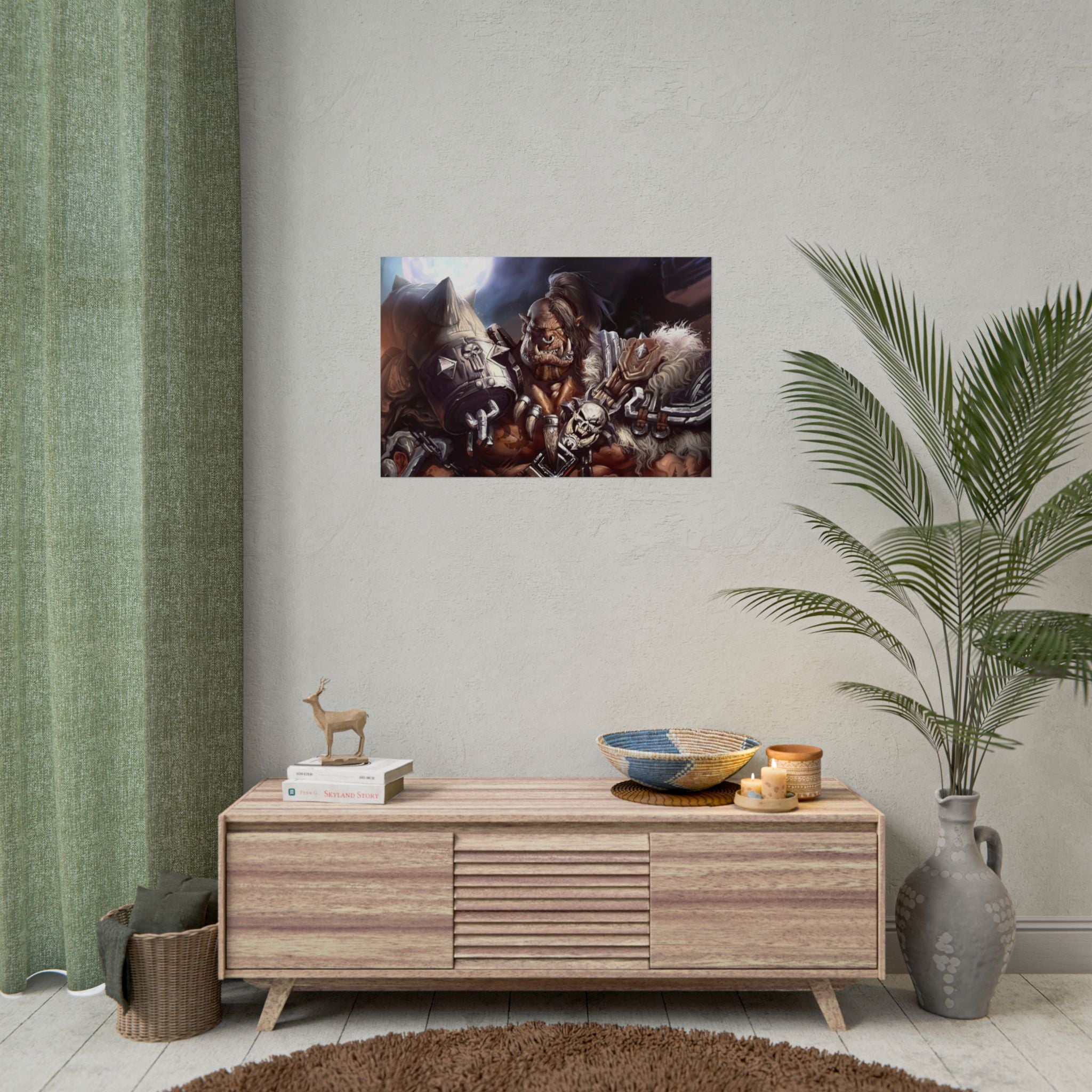 Garrosh Hellscream Fantasy Art Print - World of Warcraft