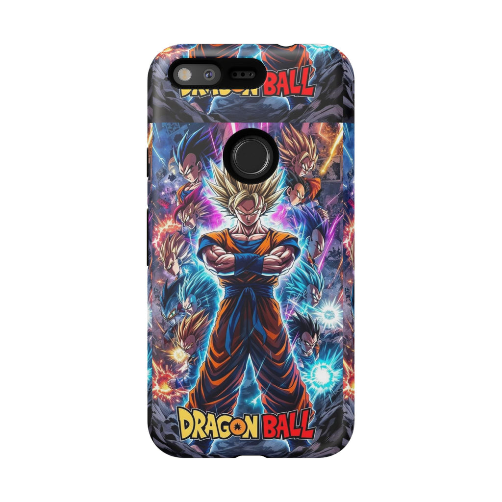 Dragon Ball Super Saiyan Phone Case — Goku Anime Tough Case