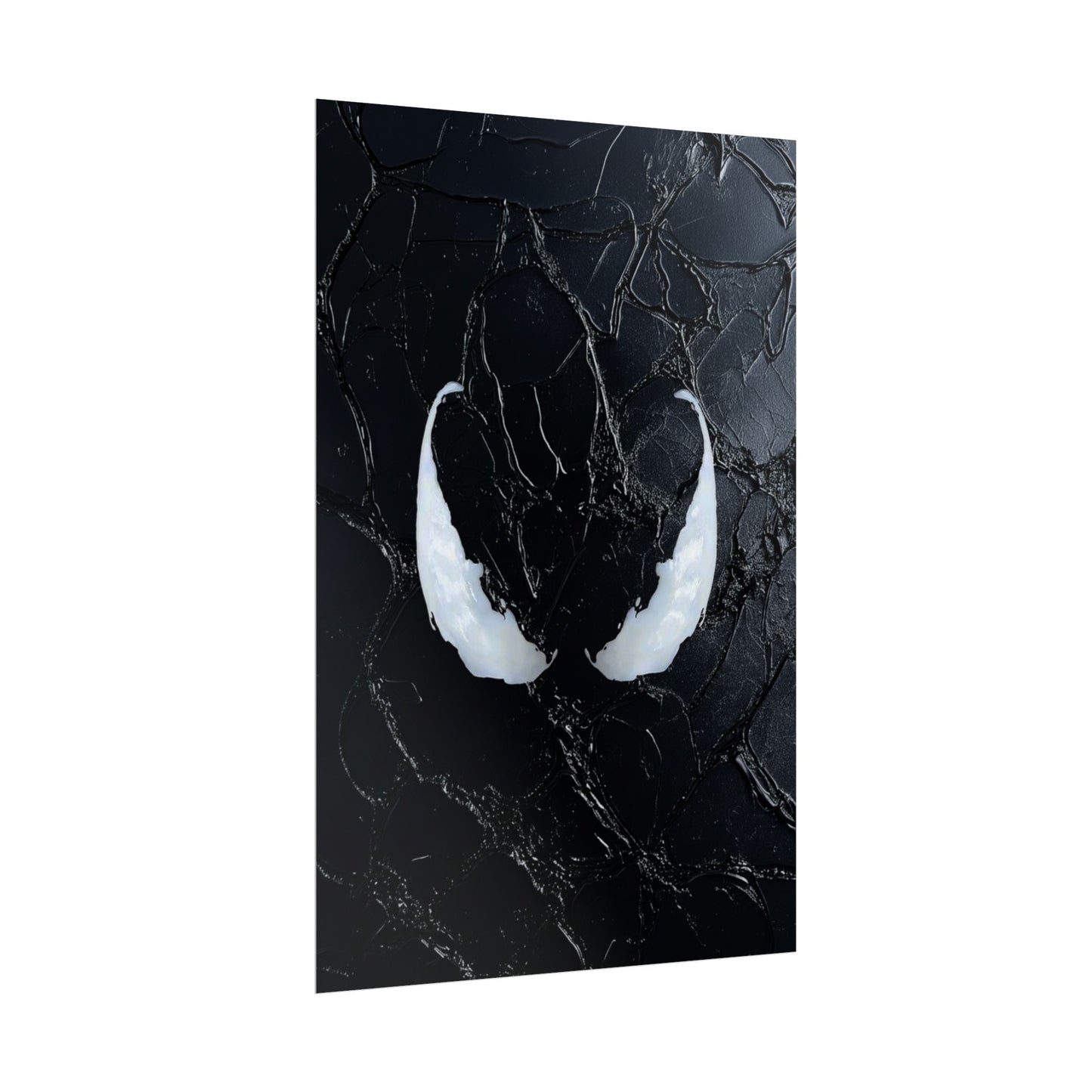 Venom Eyes  illustration Poster | Comic book movie character print | Black Venom Marvel | Limited Edition