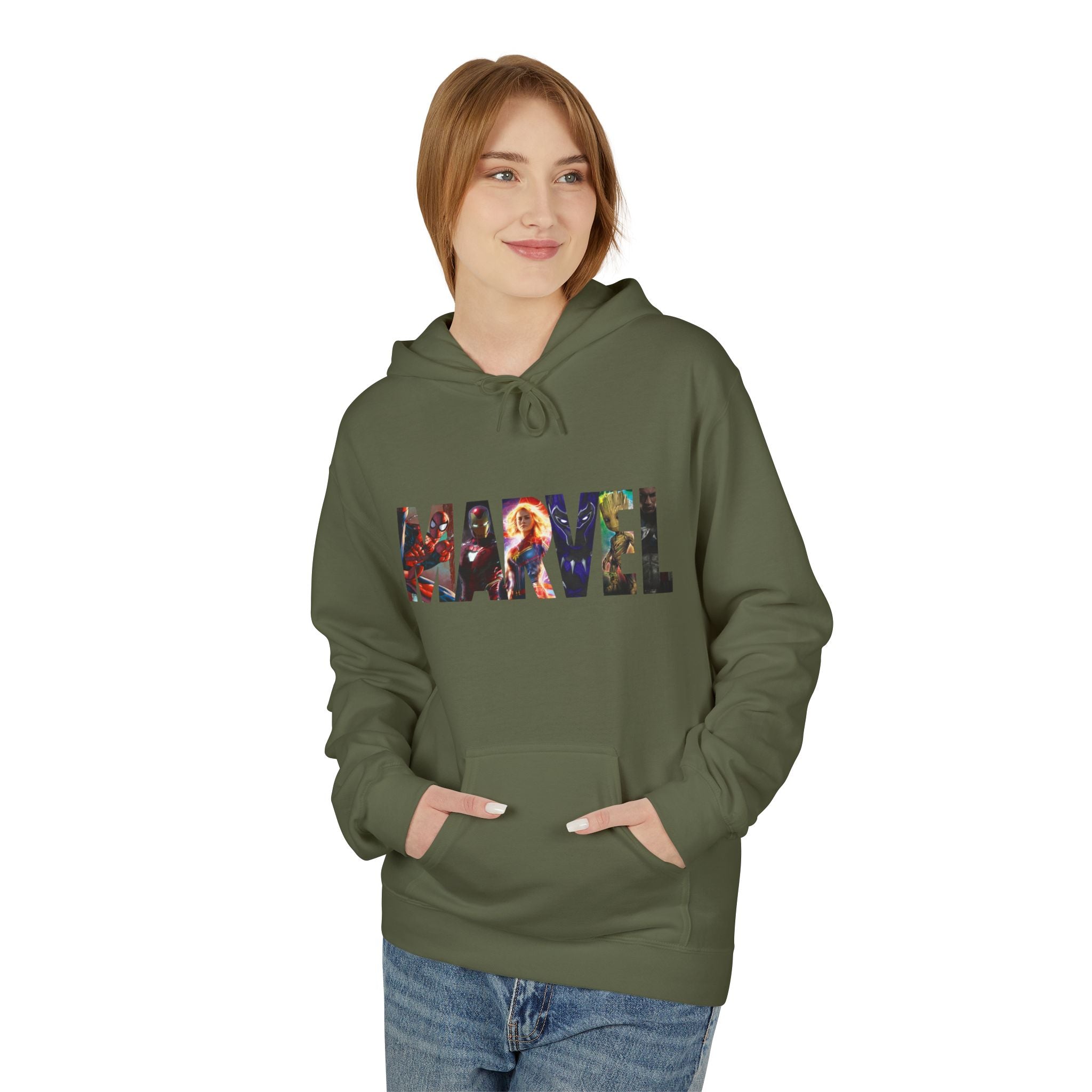 Marvel Logo Hoodie — Graphic Superhero Pullover