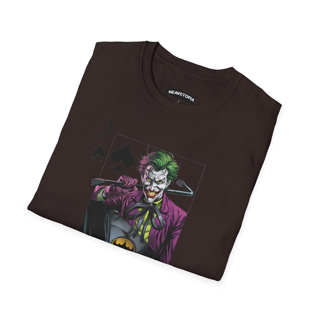 Joker Playing Card T-Shirt — Batman Villain Deck Graphic Tee