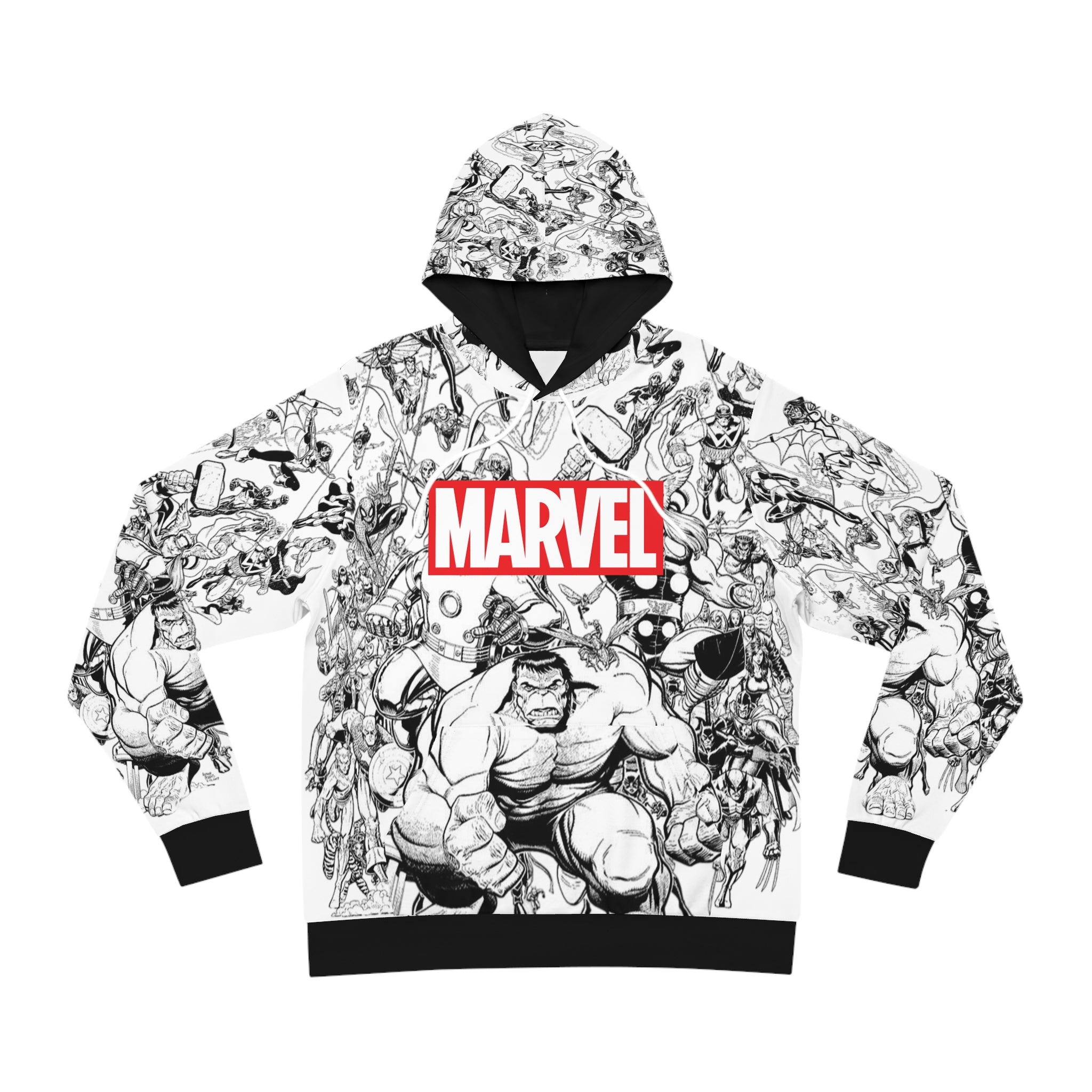 Marvel Sketch Collage Hoodie — Limited and Collectors Edition
