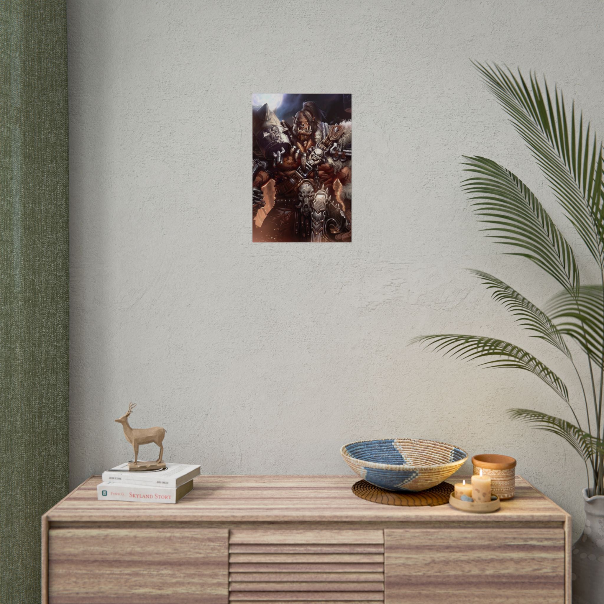 Garrosh Hellscream Fantasy Art Print - World of Warcraft