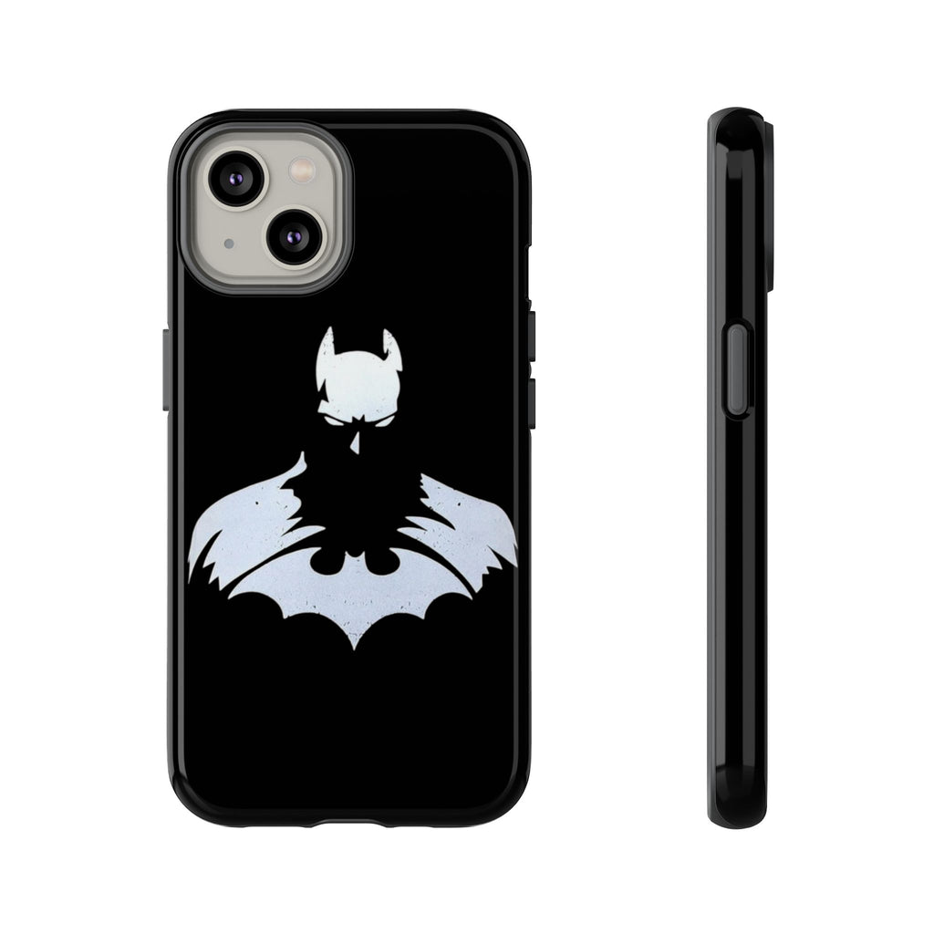 Batman Silhouette Tough Phone Case — Dark Knight Black Protective Cover