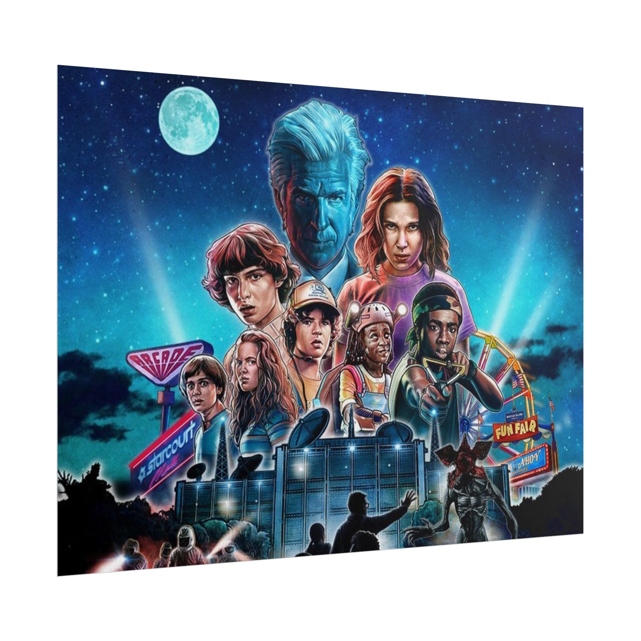 Stranger Things Cast Poster - Stranger Kids