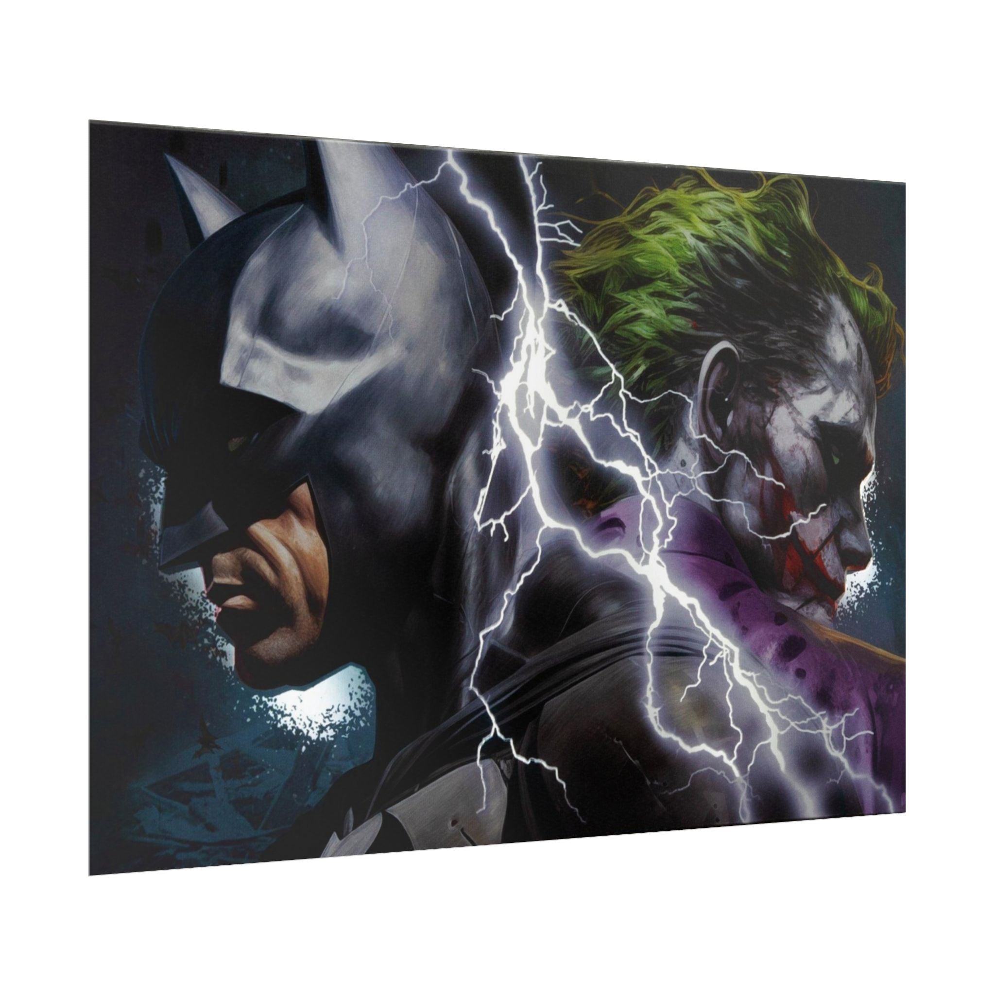 Batman vs Joker Lightning Poster