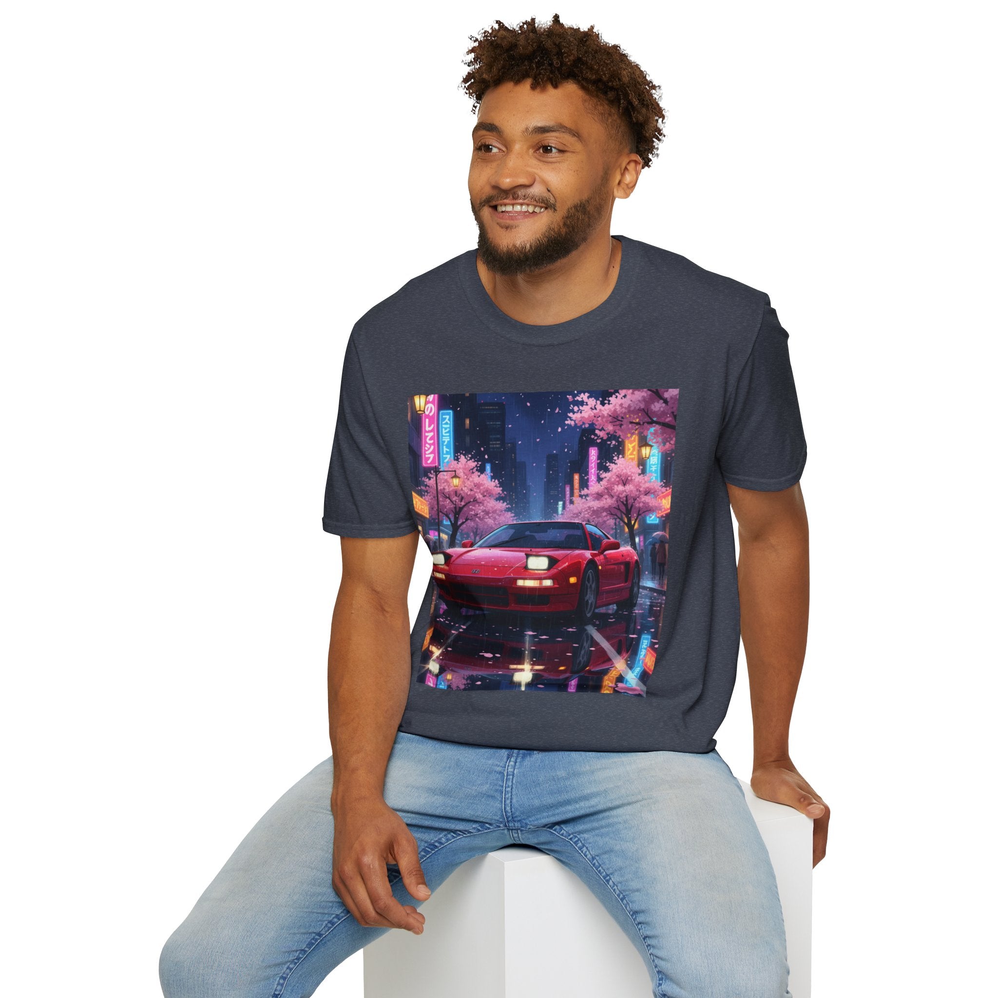 Anime Retro Sports Car T-Shirt Honda NSX | Perfect for Car Enthusiasts, Gift for Birthdays, Casual Everyday Wear, Vintage Vibe