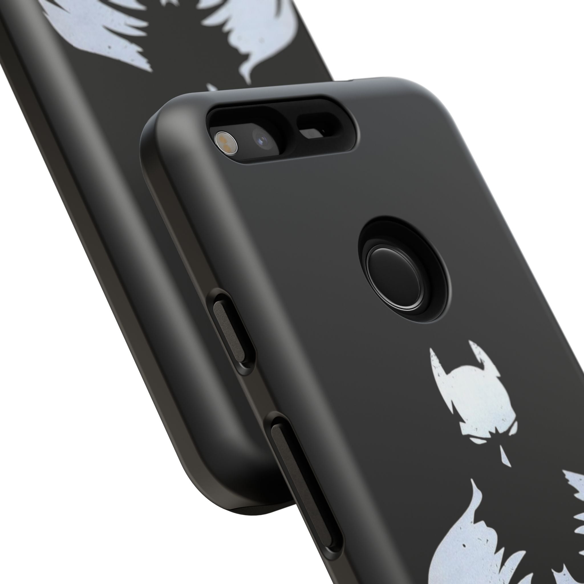 Batman Silhouette Tough Phone Case — Dark Knight Black Protective Cover