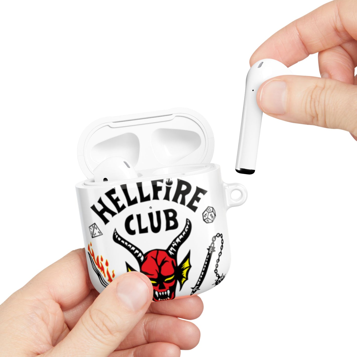 AirPods Hülle – „Hellfire Club“ Stranger Things Design