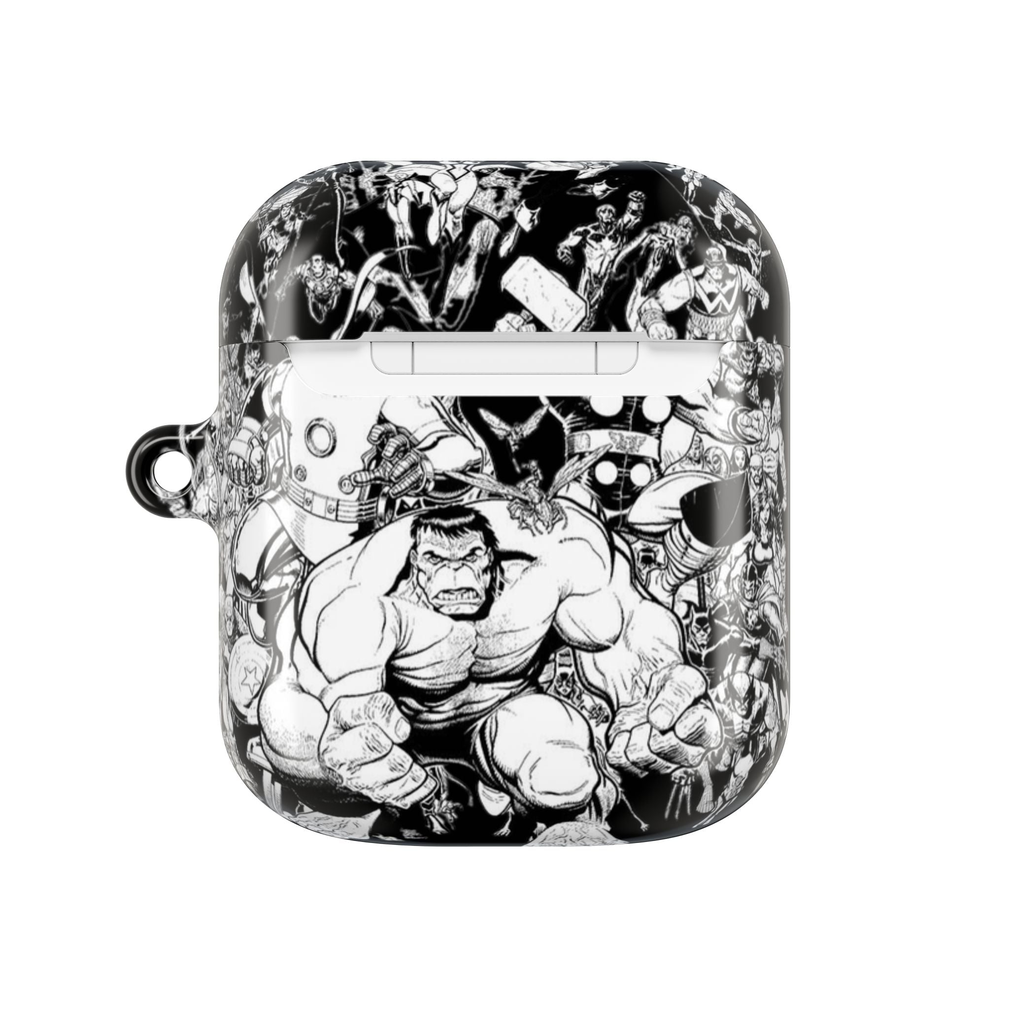 AirPod Case — Marvel Black and White Style