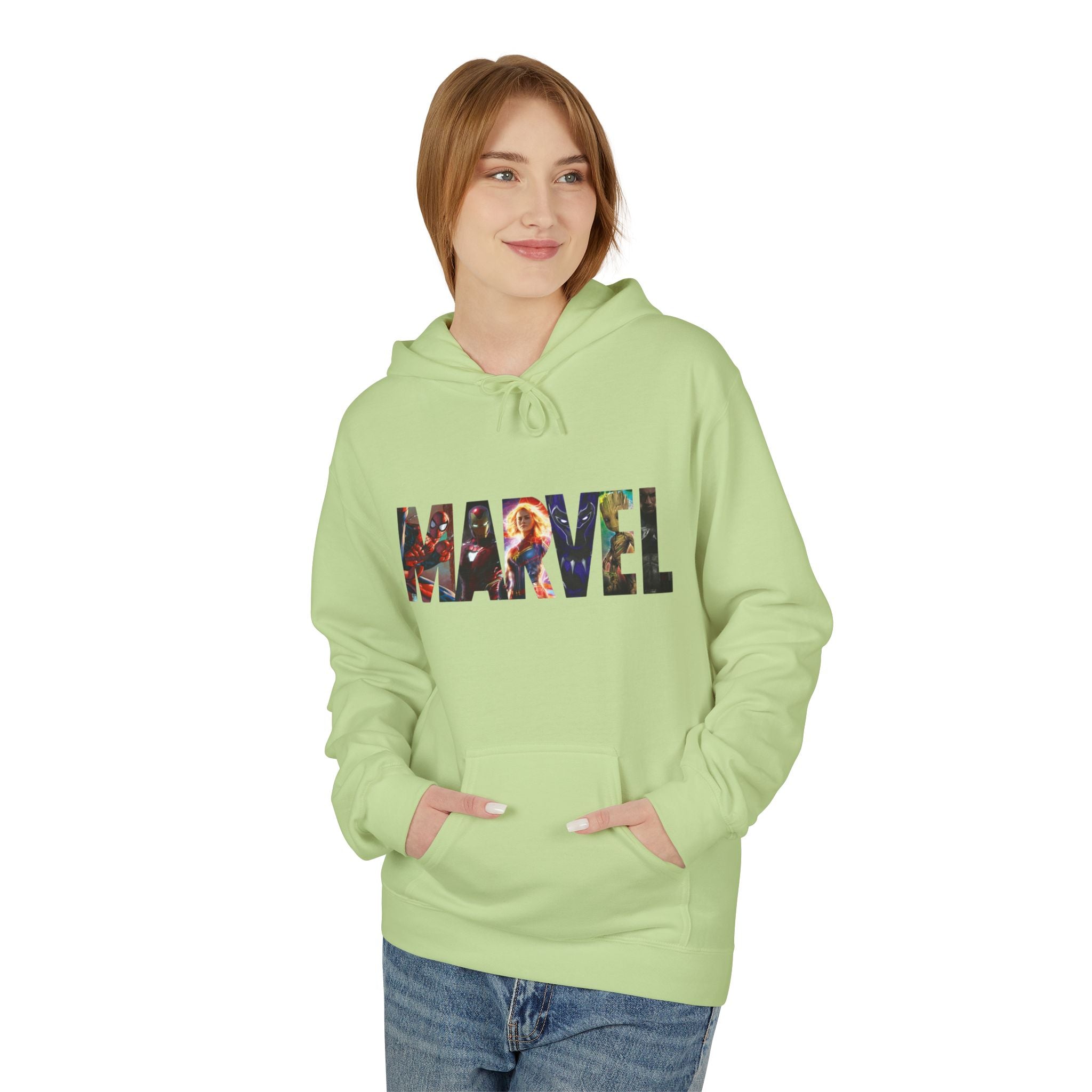 Marvel Logo Hoodie — Graphic Superhero Pullover