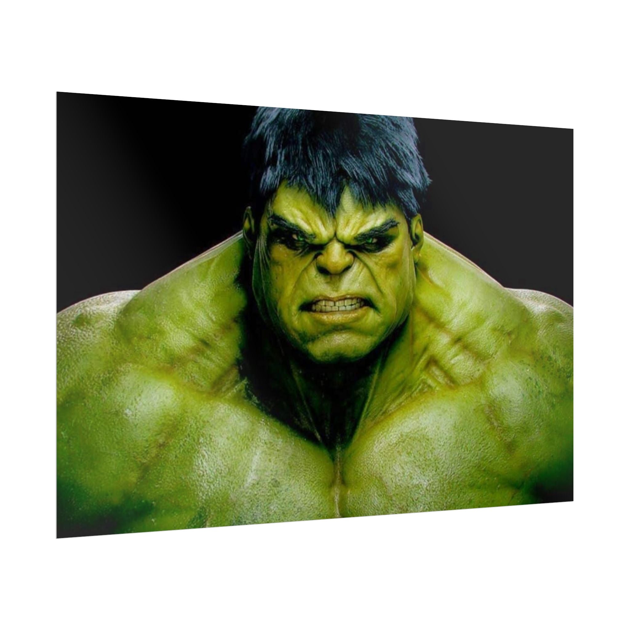 Hulk Lightning Poster — Marvel Vibrant Superhero Wall Art (Rolled Poster)