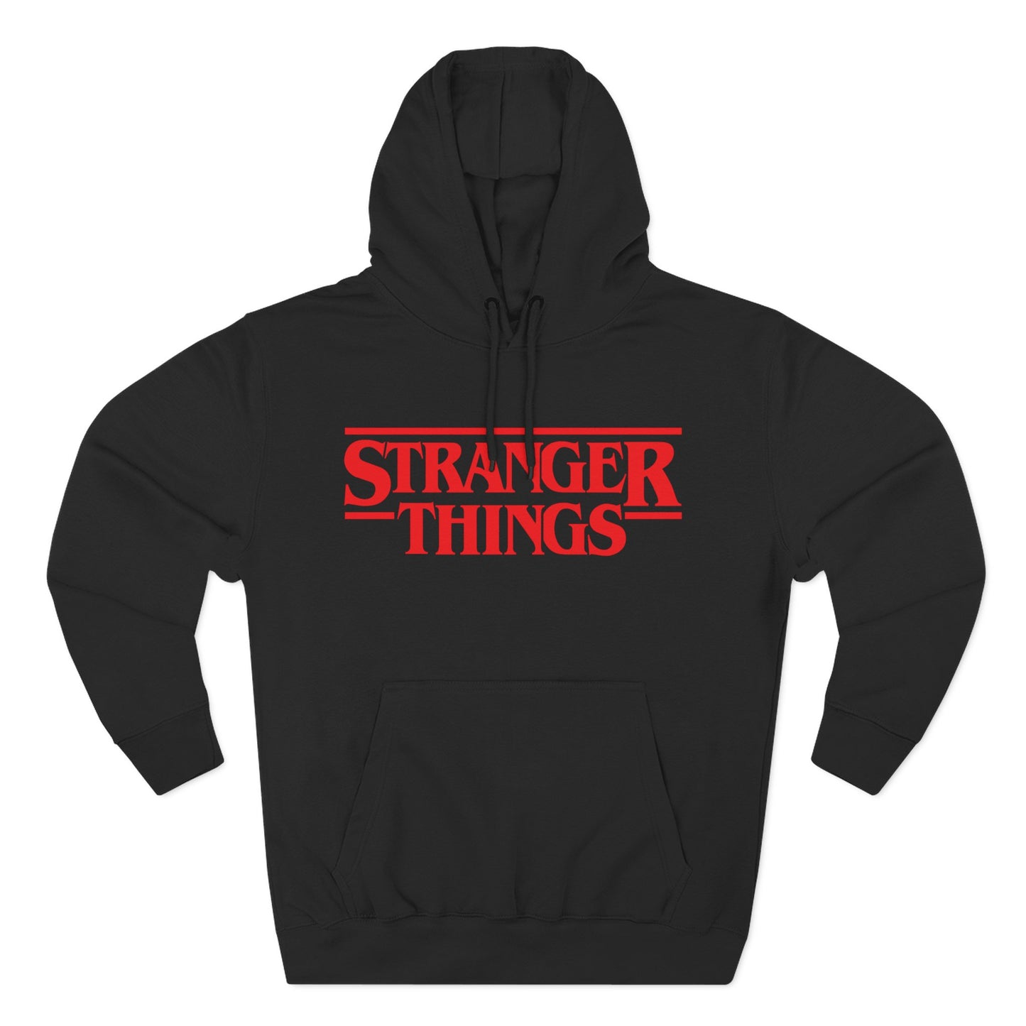 Stranger Things Fleece-Kapuzenpullover – Retro Outline Logo Pullover