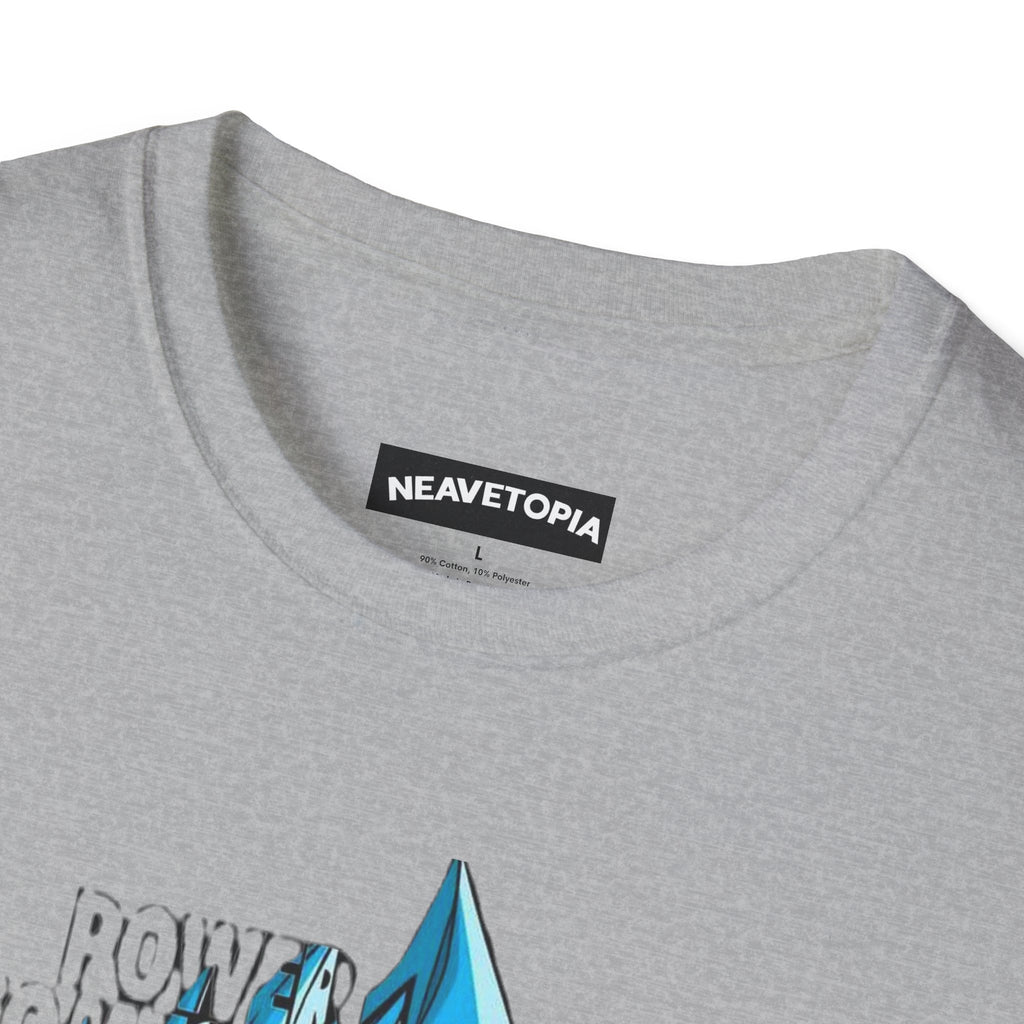 T-Shirt — Blue Super Saiyan Split Face Graphic Quote - Limited Edition