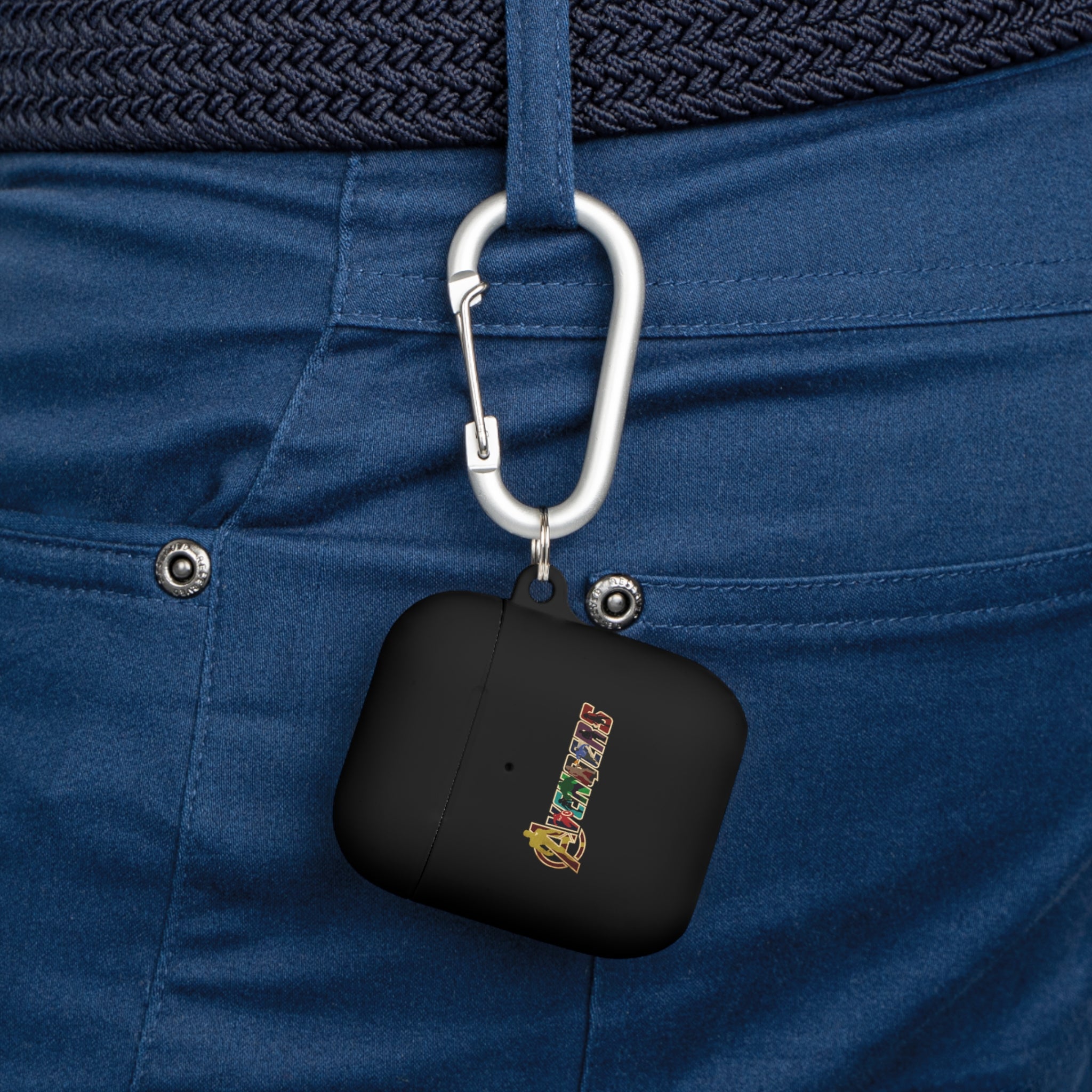 Avengers Logo AirPods Case Cover — Marvel Superhero Protective Case