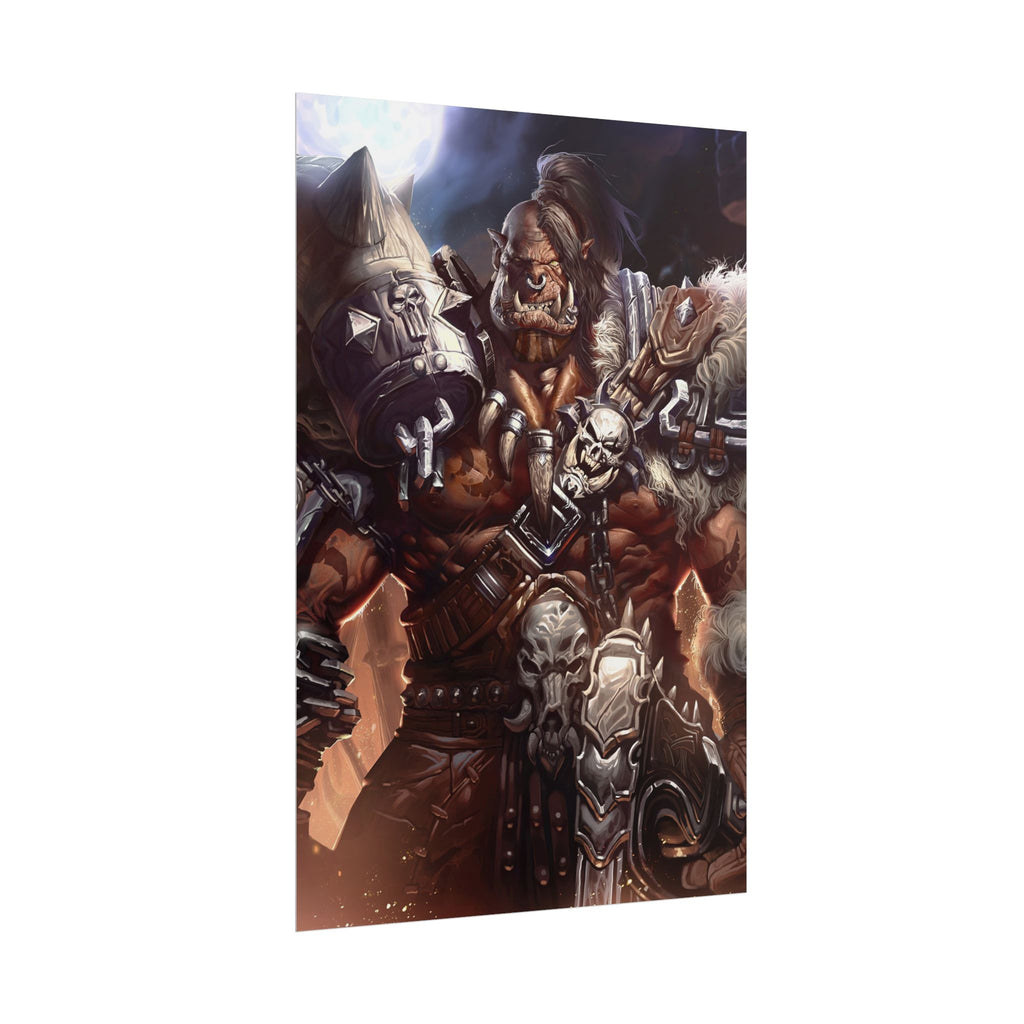 Garrosh Hellscream Fantasy Art Print - World of Warcraft