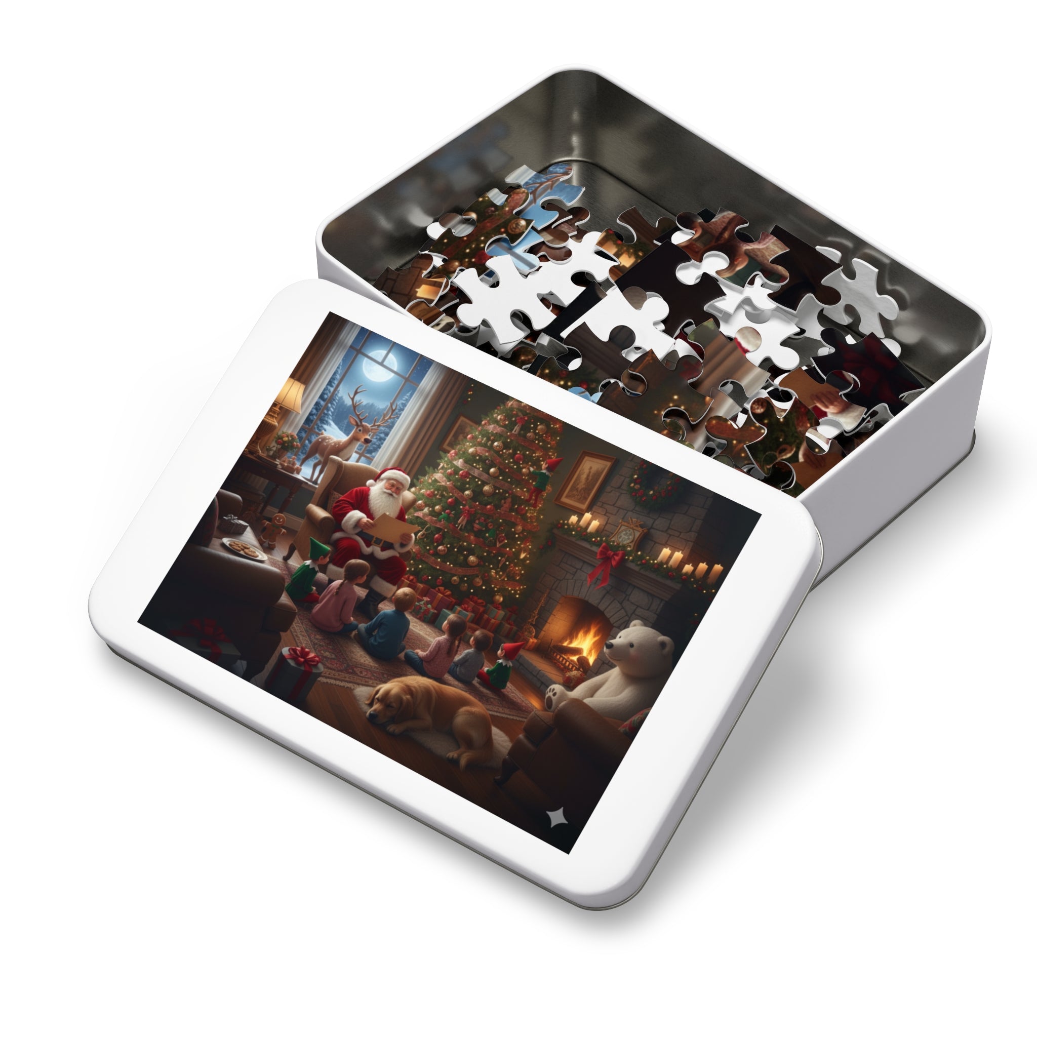 Cozy Christmas Jigsaw Puzzle for Holiday Family Fun Activity