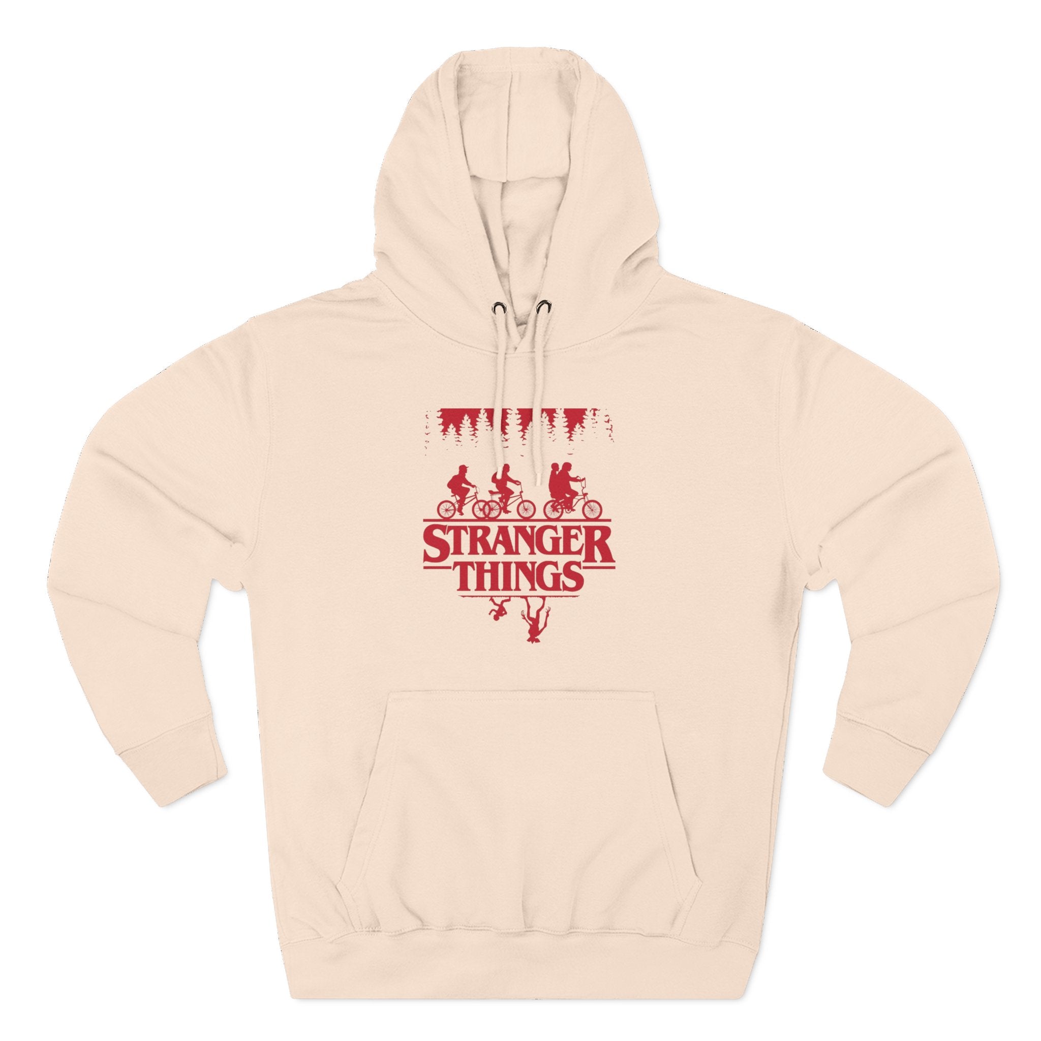 Copy of Stranger Things Fleece Hoodie – Retro Outline Logo Pullover