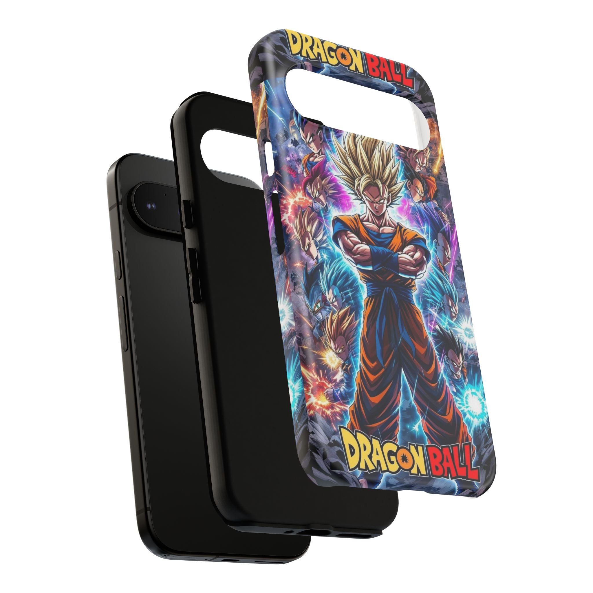 Dragon Ball Super Saiyan Phone Case — Goku Anime Tough Case