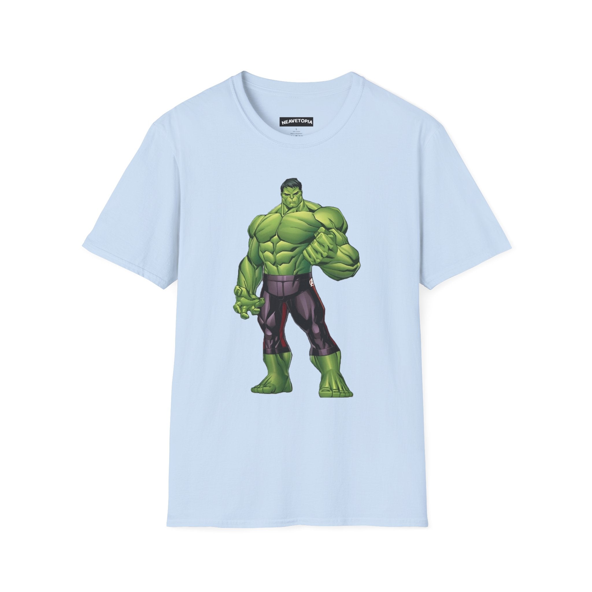 Hulk Avengers Logo T-Shirt — Marvel Hero Collage Graphic Tee