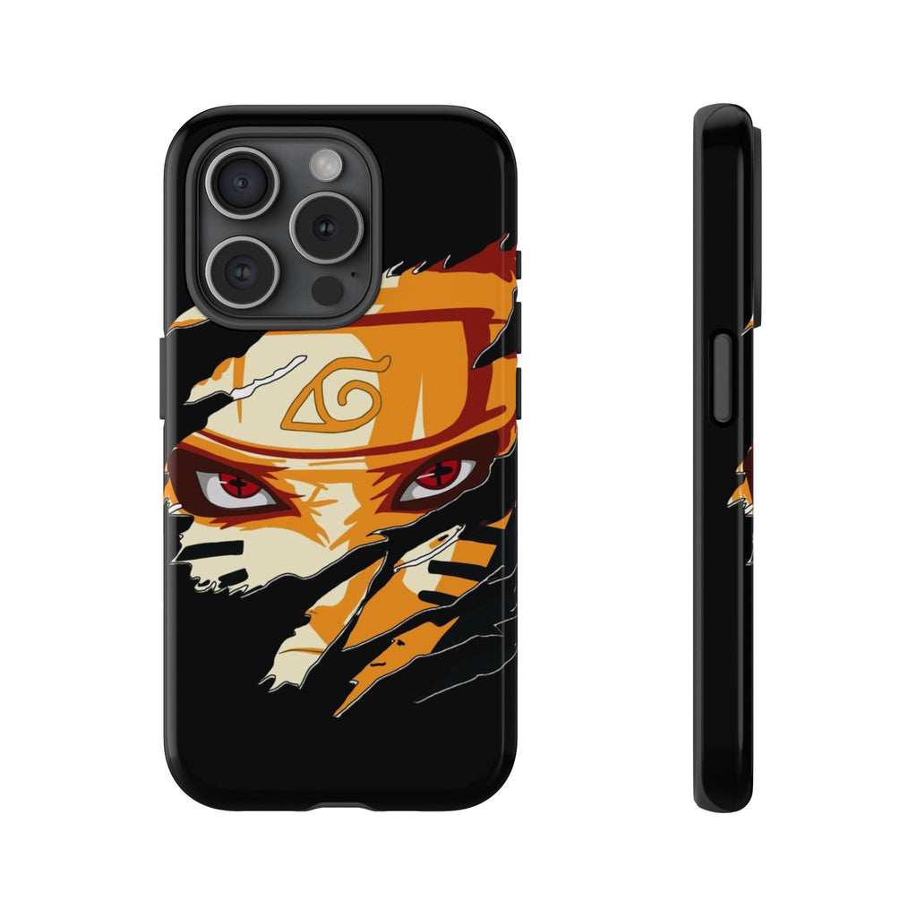 Anime Ninja Phone Case — Intense Shredded Mask Design (Tough Cases)