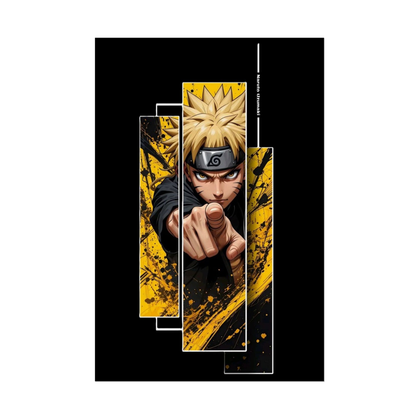 Naruto Art-Poster – Dynamischer Anime-Wanddruck (Gerollter Poster)