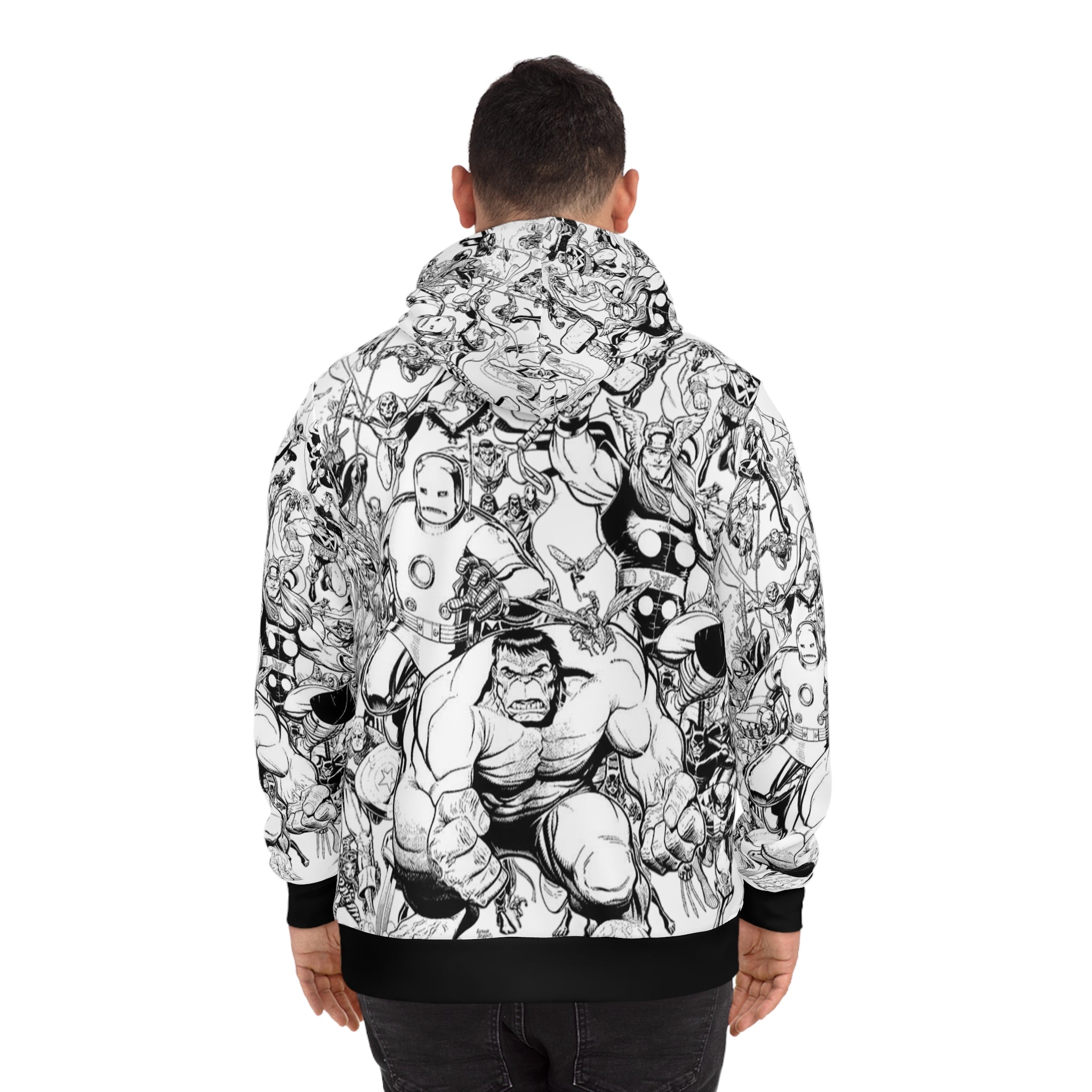 Marvel Sketch Collage Hoodie — Limited and Collectors Edition