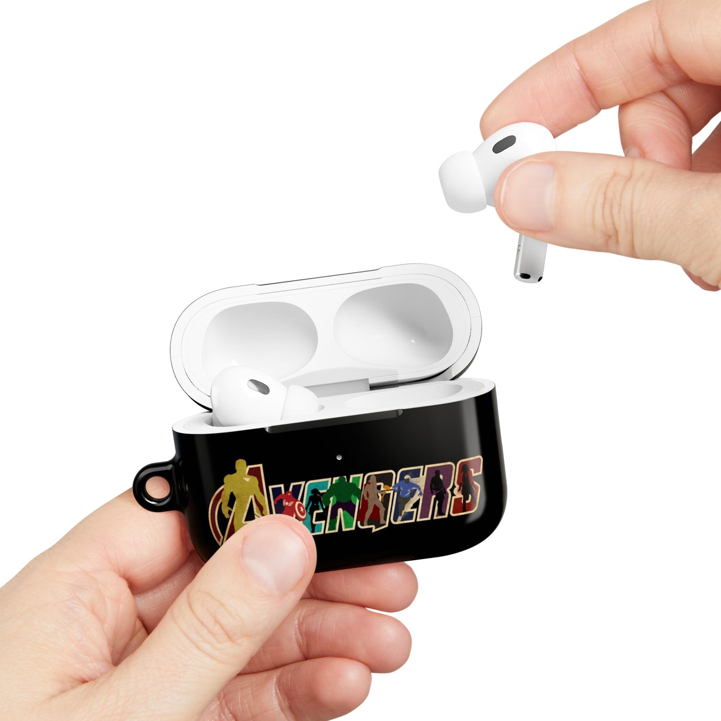 Avengers AirPod Case — Schutzhülle für Superhelden-Logos mit Ladefunktion