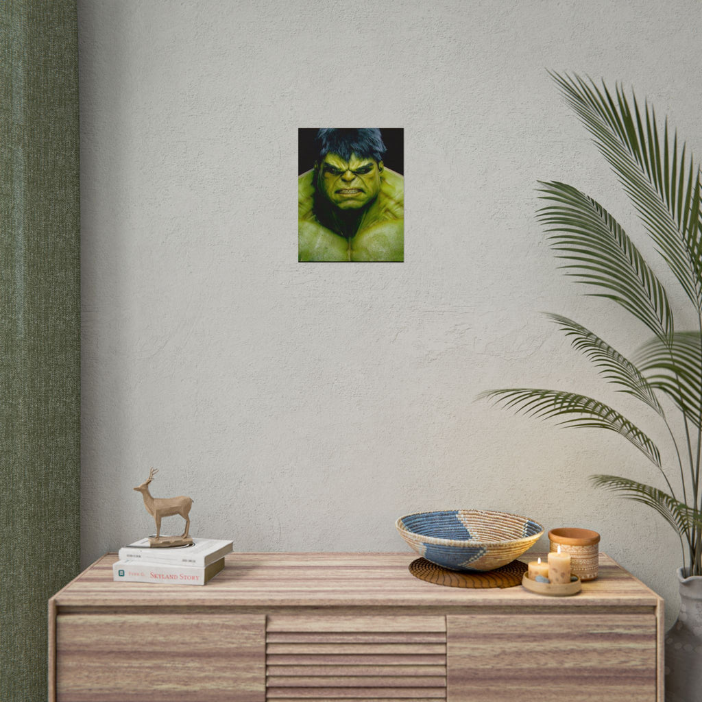 Hulk Lightning Poster — Marvel Vibrant Superhero Wall Art (Rolled Poster)