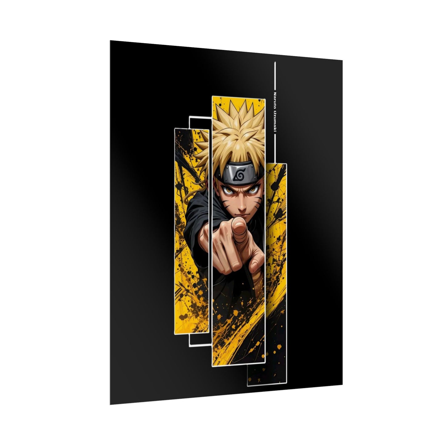 Naruto Art-Poster – Dynamischer Anime-Wanddruck (Gerollter Poster)