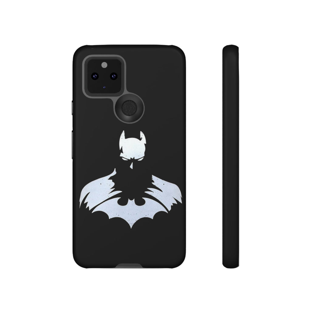 Batman Silhouette Tough Phone Case — Dark Knight Black Protective Cover
