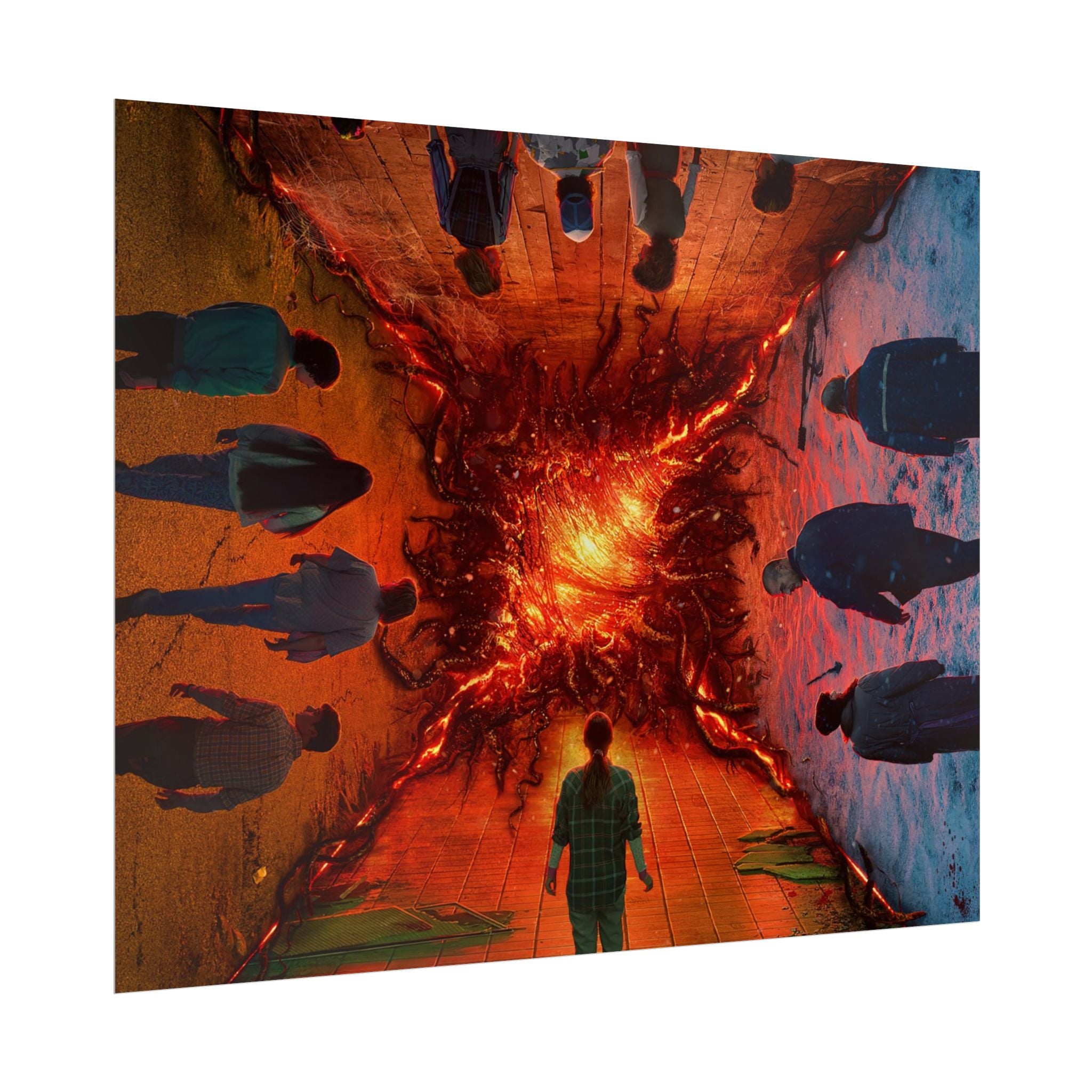 Stranger Things Upside-Down Portal Art Print