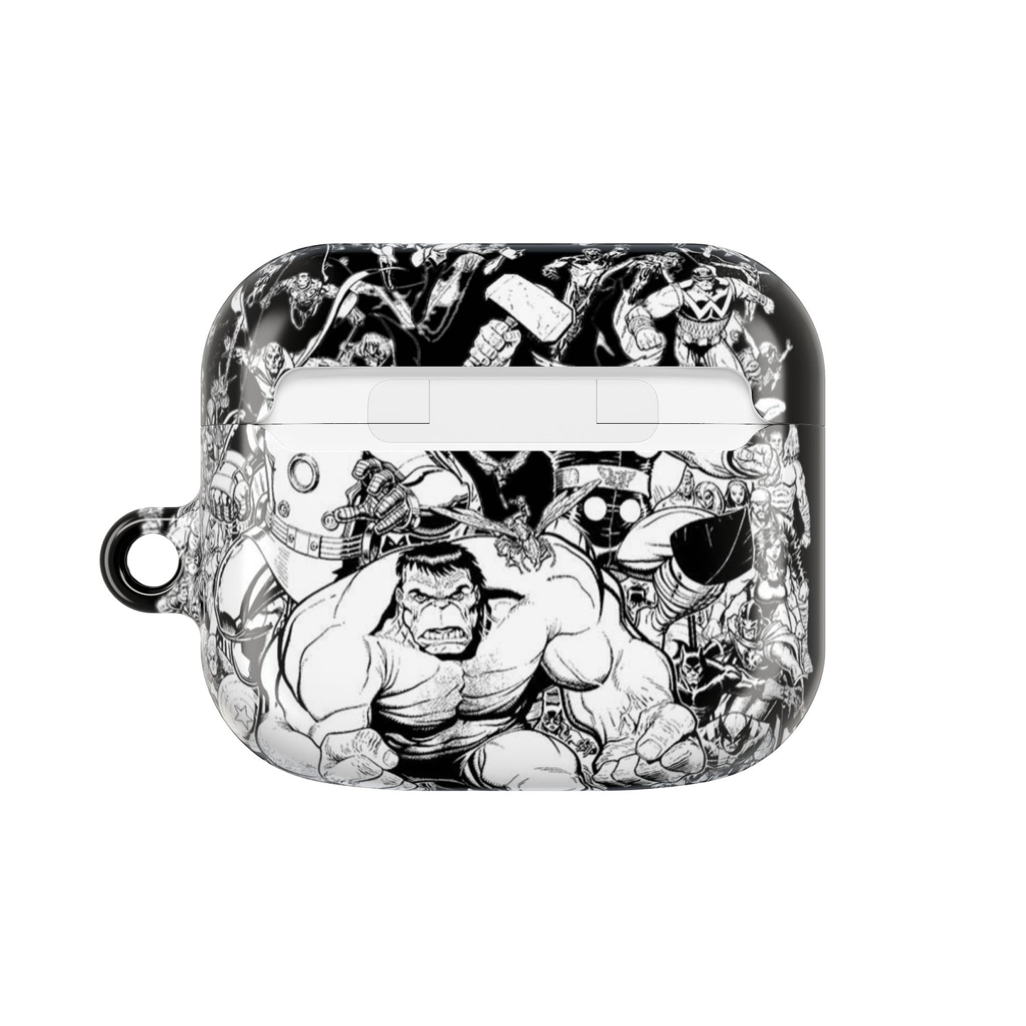 AirPod Hülle – Marvel Schwarz-Weiß-Stil