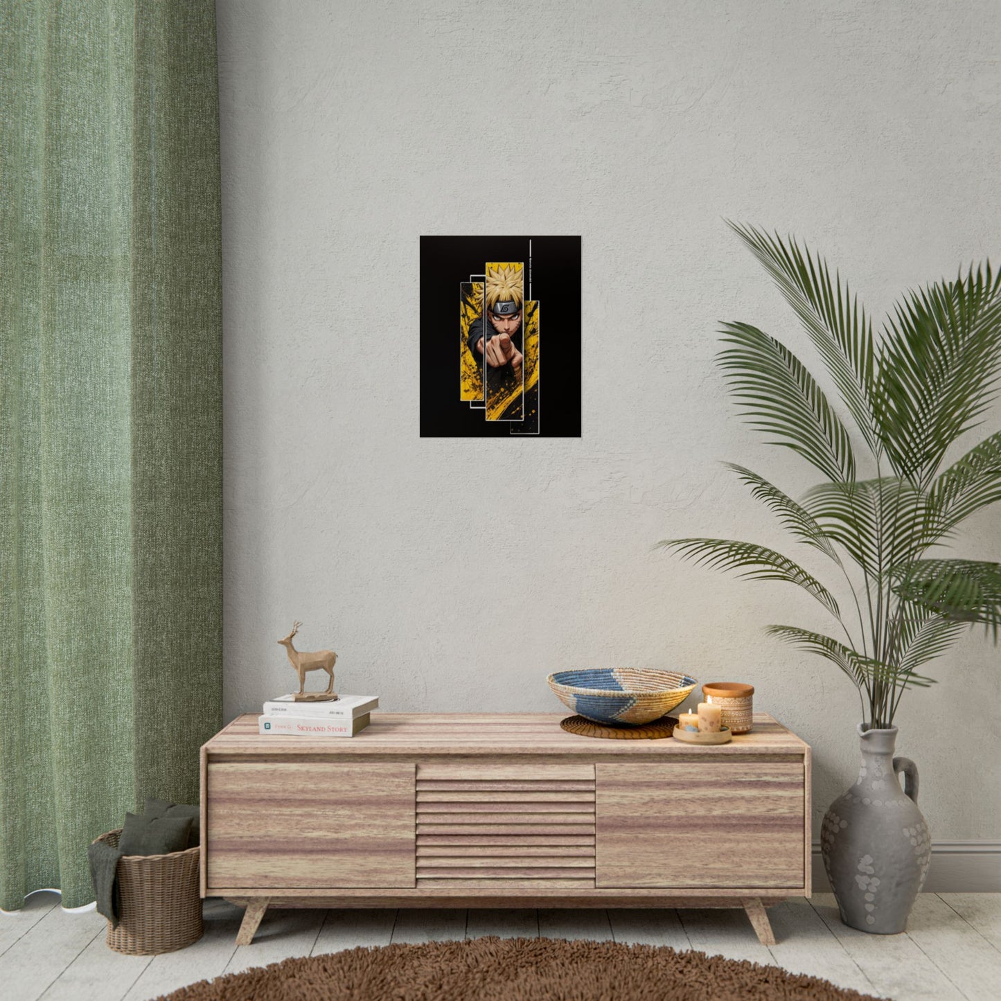 Naruto Art-Poster – Dynamischer Anime-Wanddruck (Gerollter Poster)