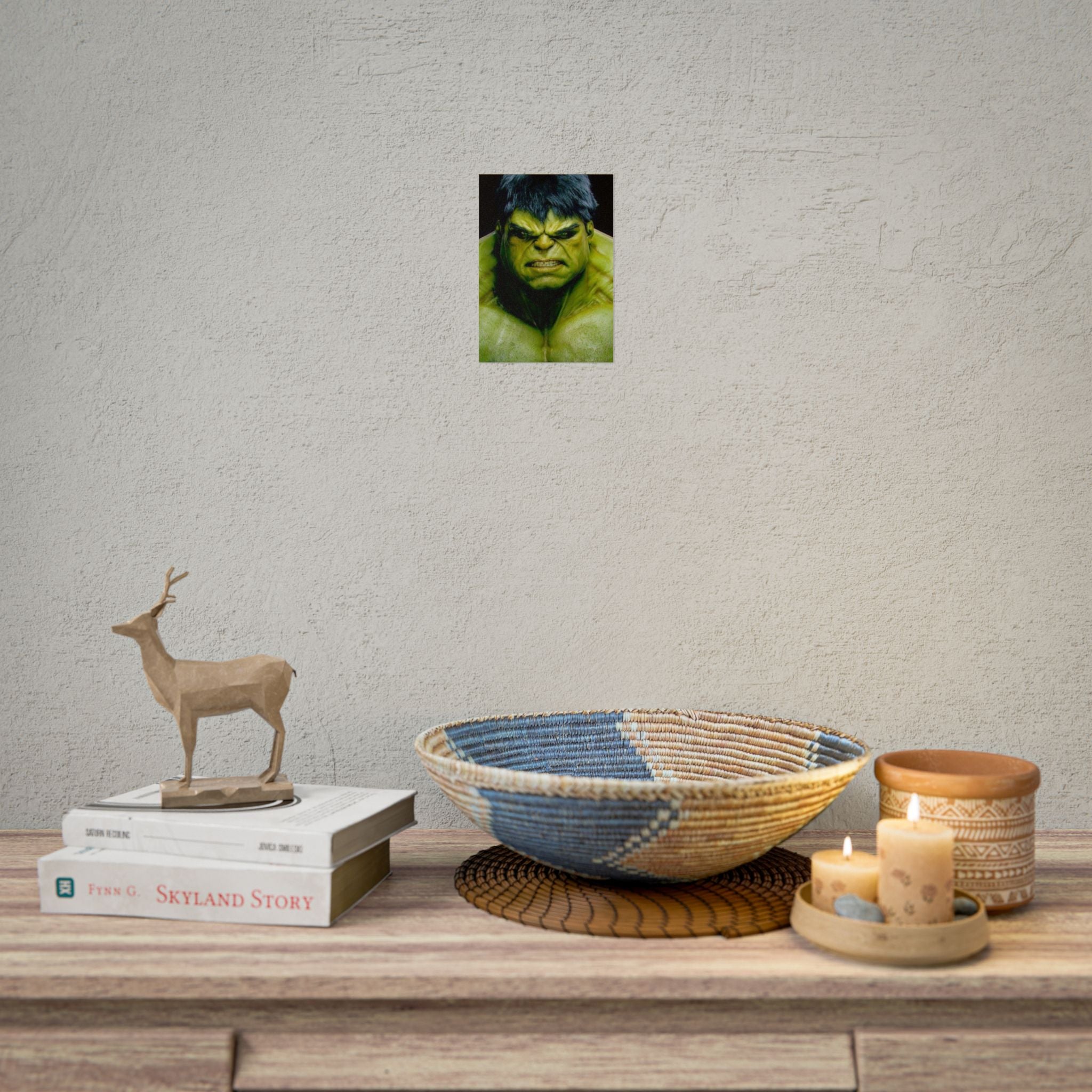 Hulk Lightning Poster — Marvel Vibrant Superhero Wall Art (Rolled Poster)