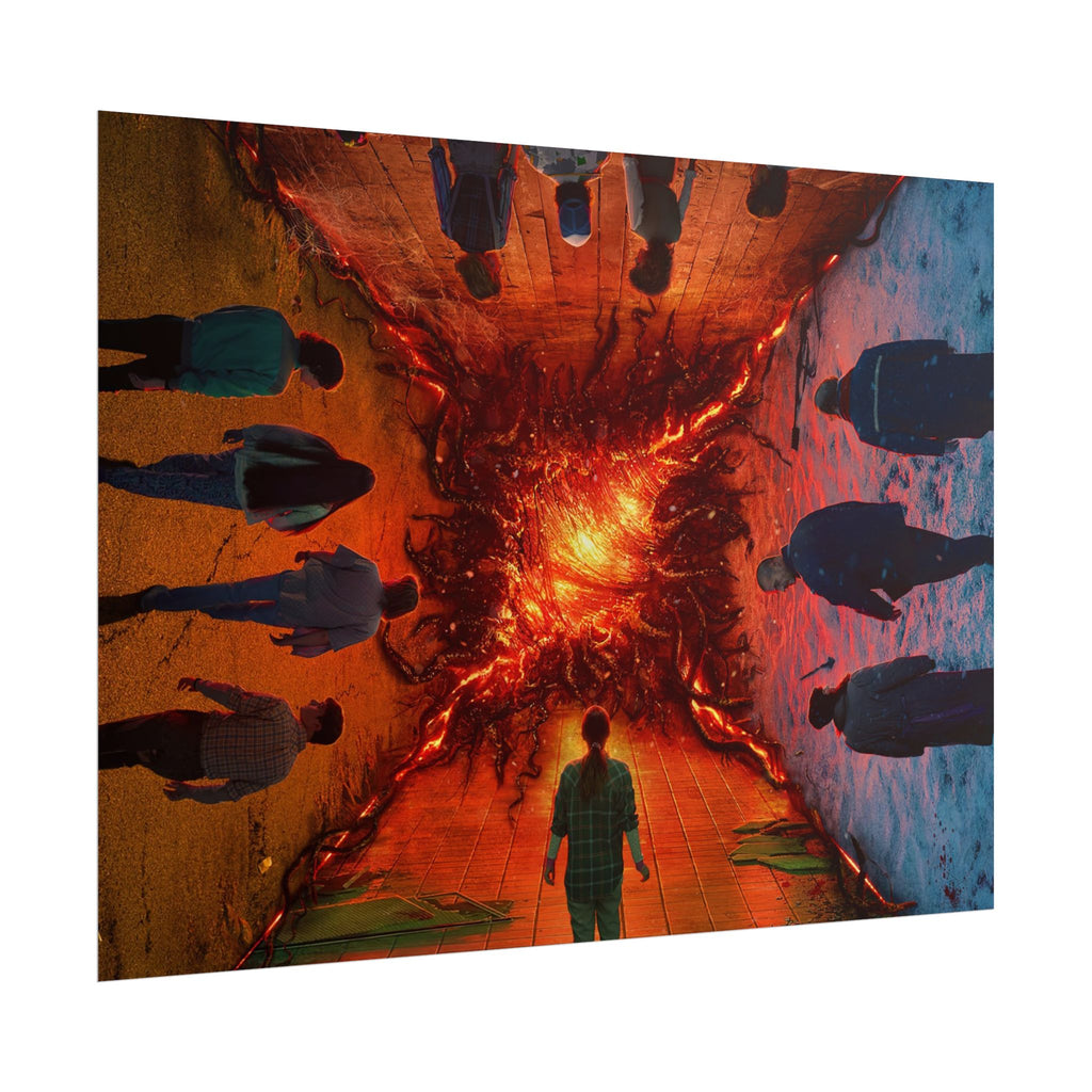 Stranger Things Upside-Down Portal Art Print