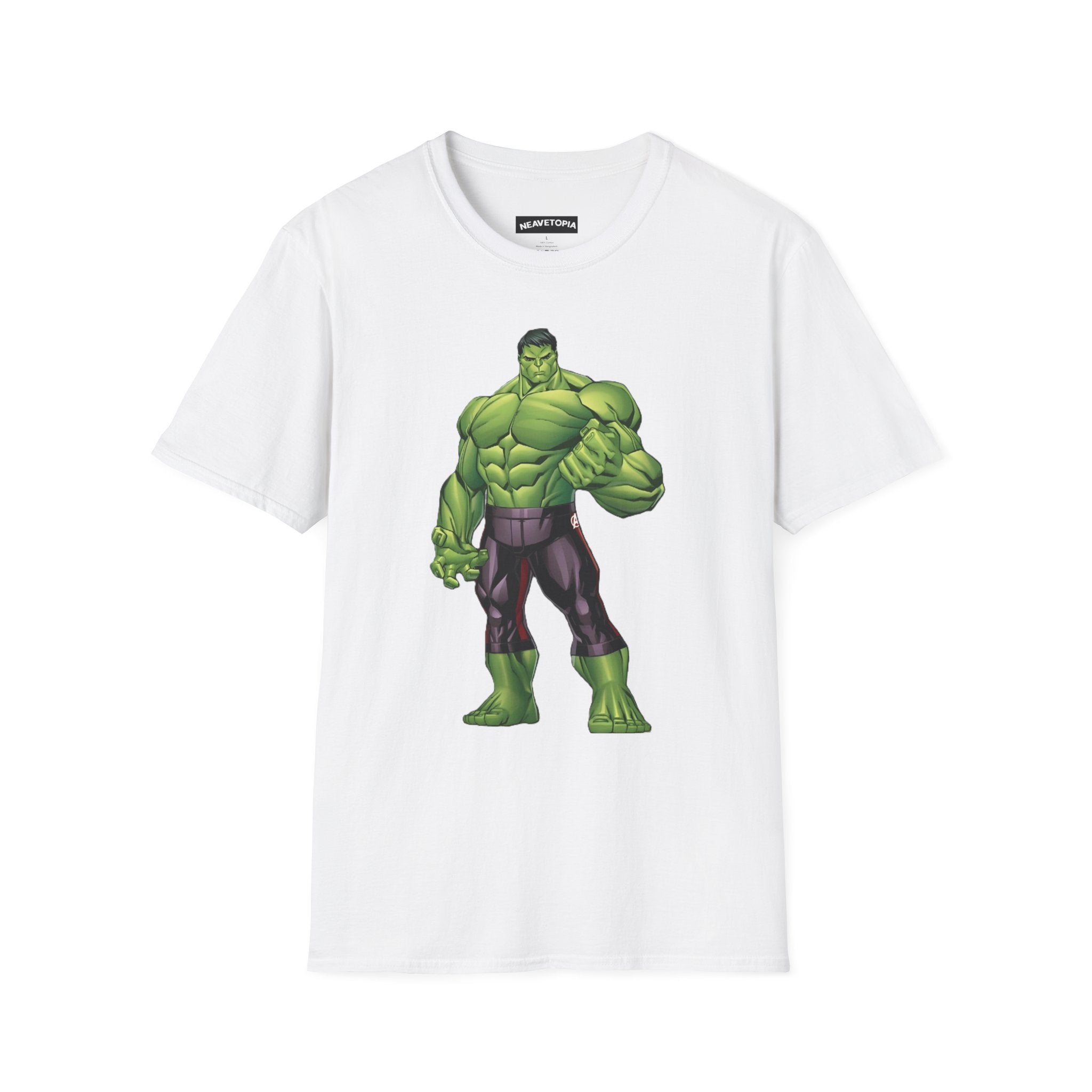 Hulk Avengers Logo T-Shirt — Marvel Hero Collage Graphic Tee