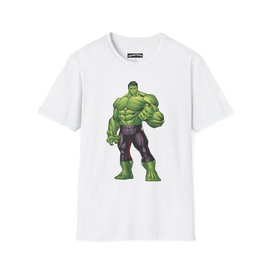 Hulk Avengers Logo T-Shirt — Marvel Hero Collage Graphic Tee